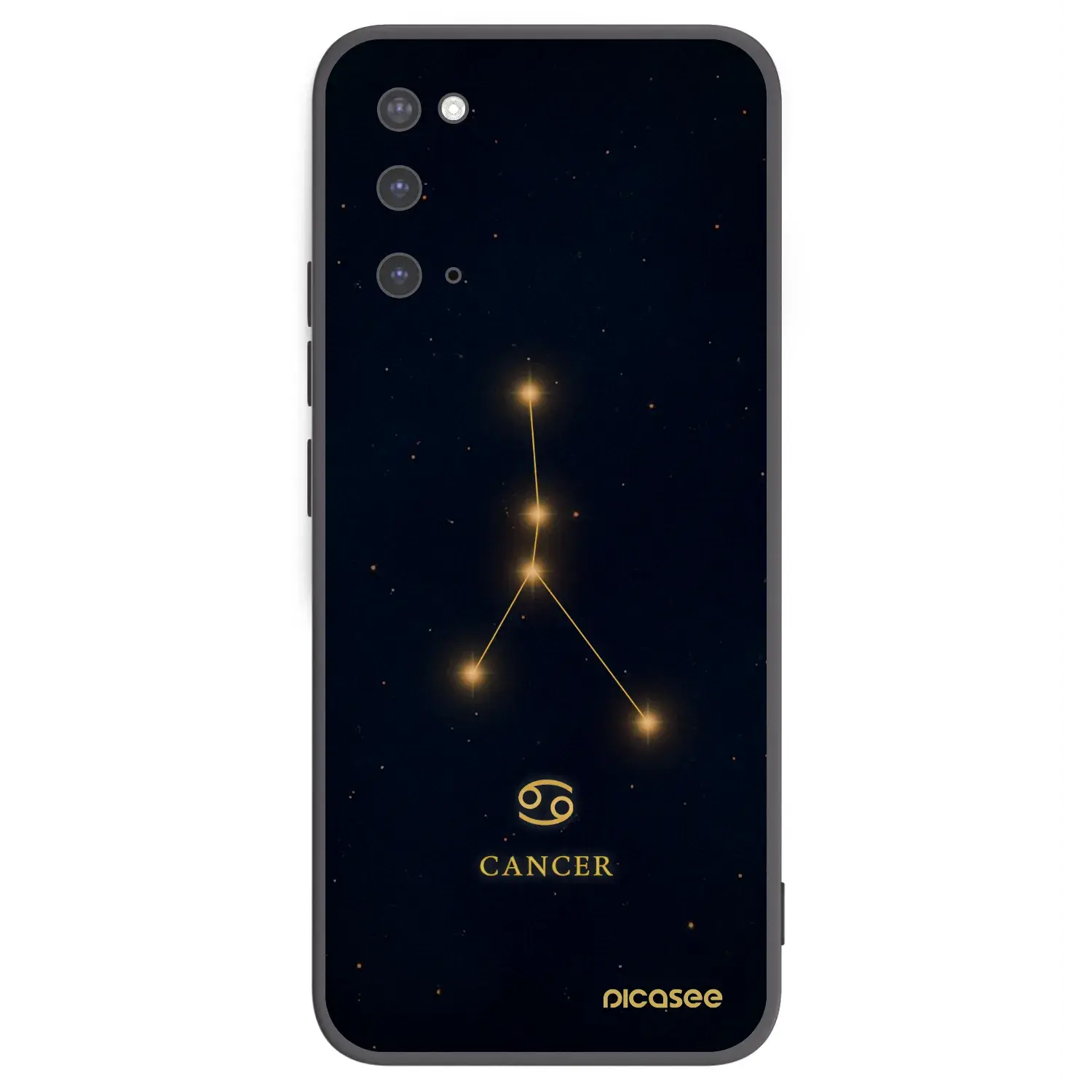 Silikonový černý obal pro Samsung Galaxy S20 G980F - CANCER