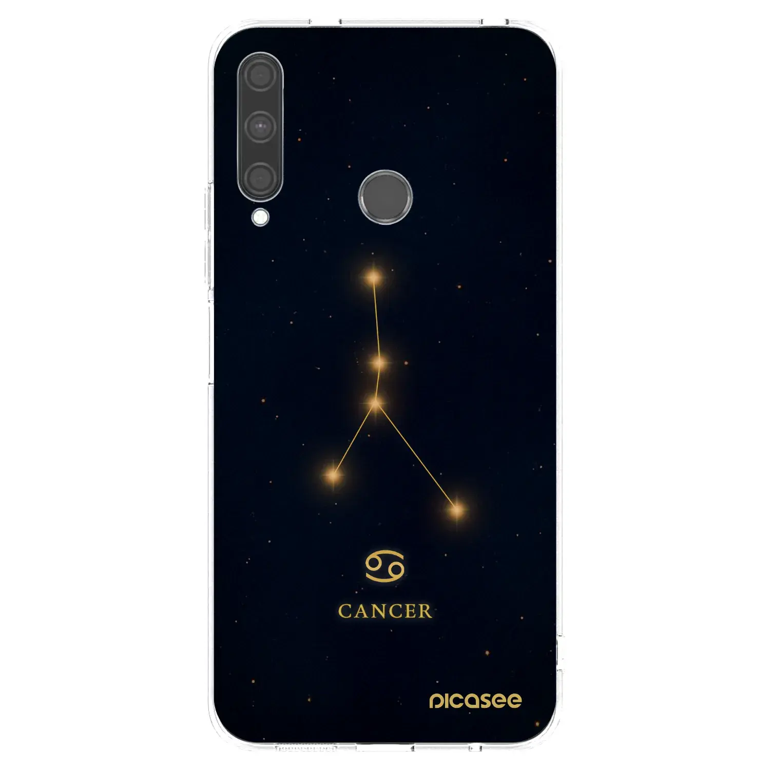Silikonový průhledný obal pro Huawei P40 Lite E - CANCER