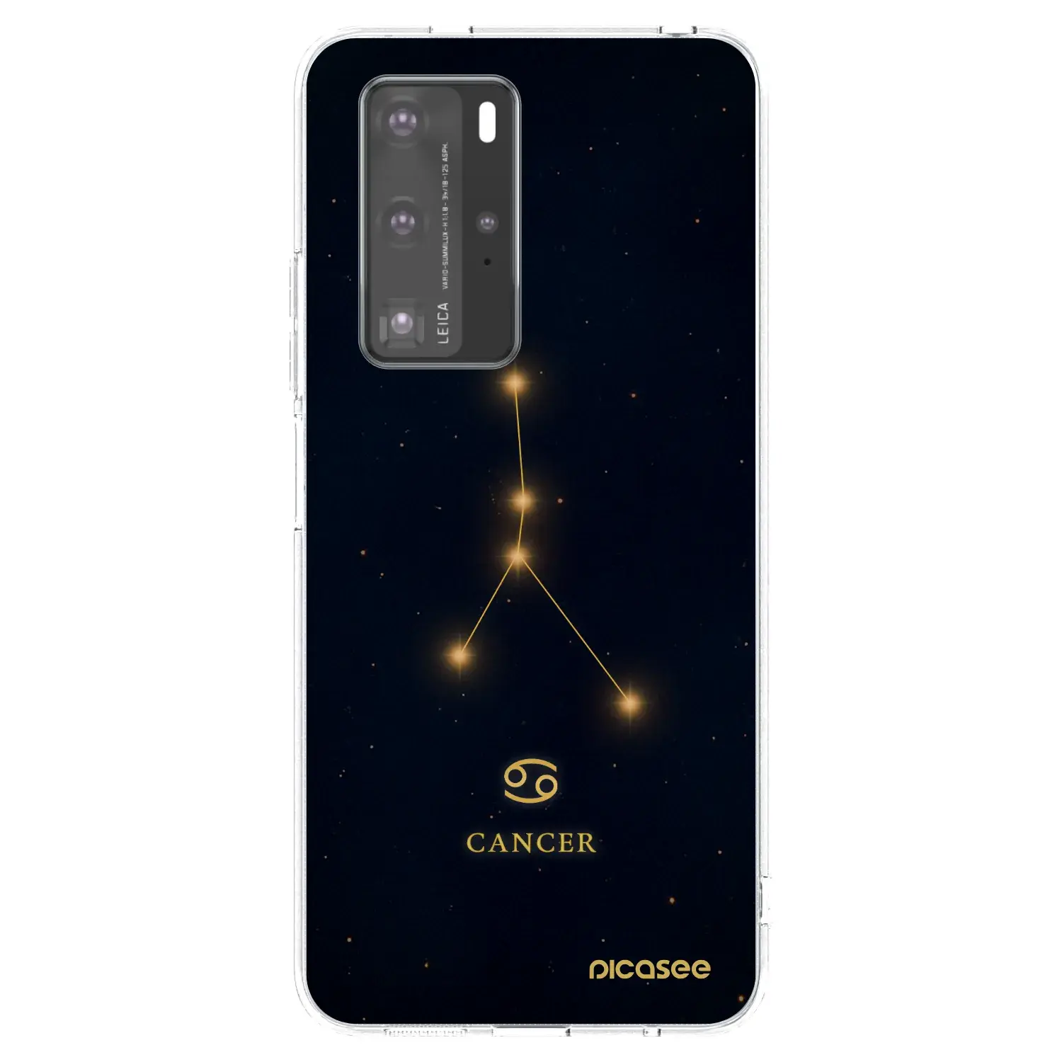 Silikonový průhledný obal pro Huawei P40 Pro - CANCER