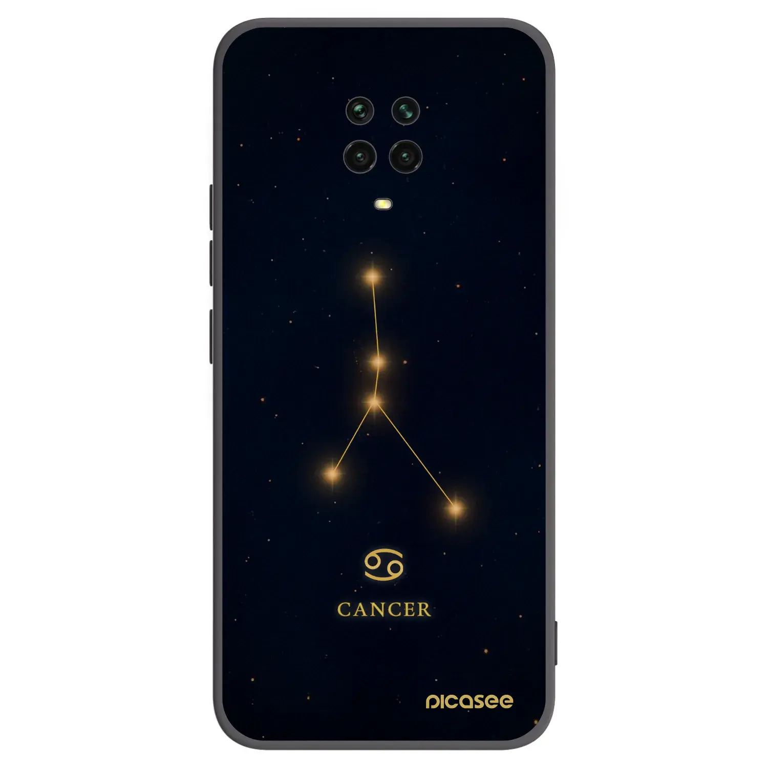 Silikonový černý obal pro Xiaomi Redmi Note 9 Pro - CANCER