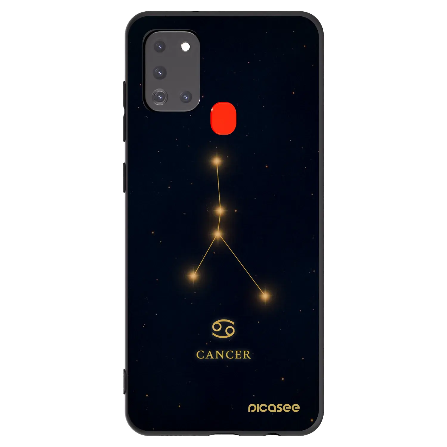 Silikonový černý obal pro Samsung Galaxy A21s - CANCER