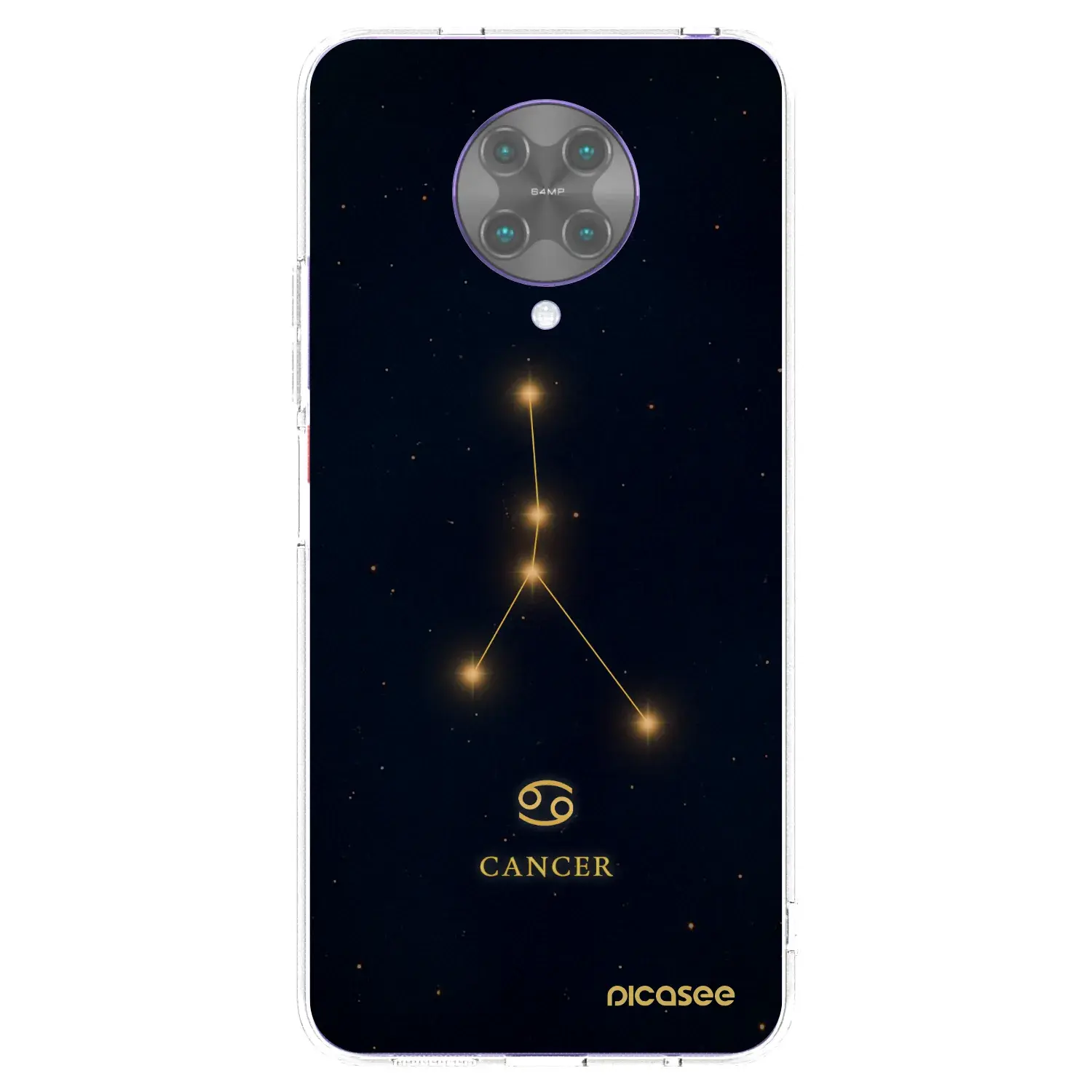 Silikonový průhledný obal pro Xiaomi Poco F2 Pro - CANCER