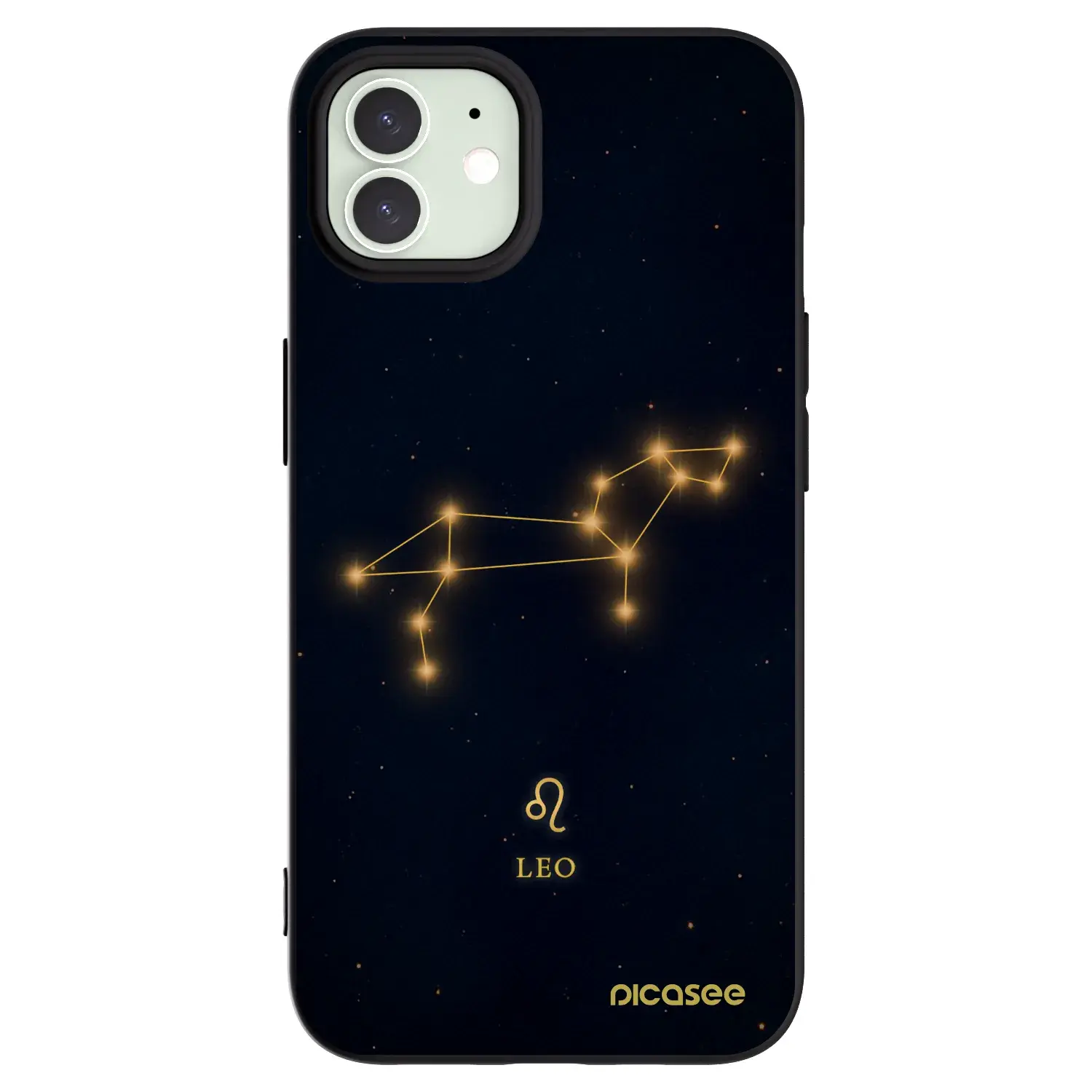 Silikonový černý obal pro Apple iPhone 12 - LEO