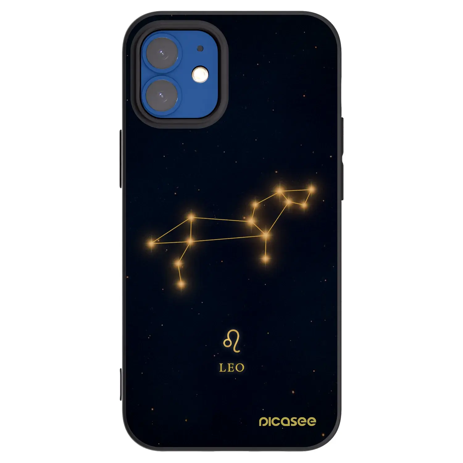 Silikonový černý obal pro Apple iPhone 12 mini - LEO