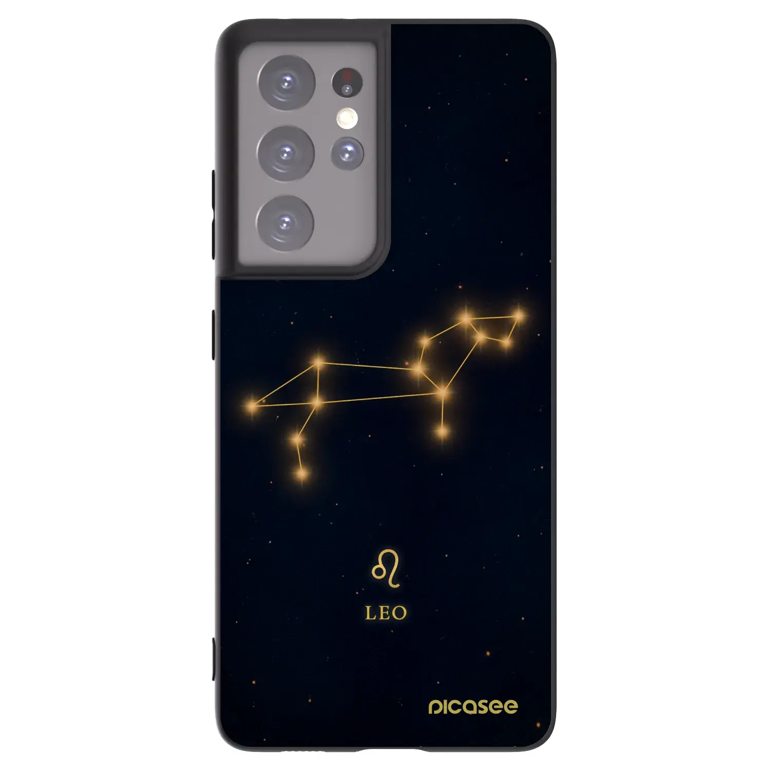 Silikonový černý obal pro Samsung Galaxy S21 Ultra 5G G998B - LEO
