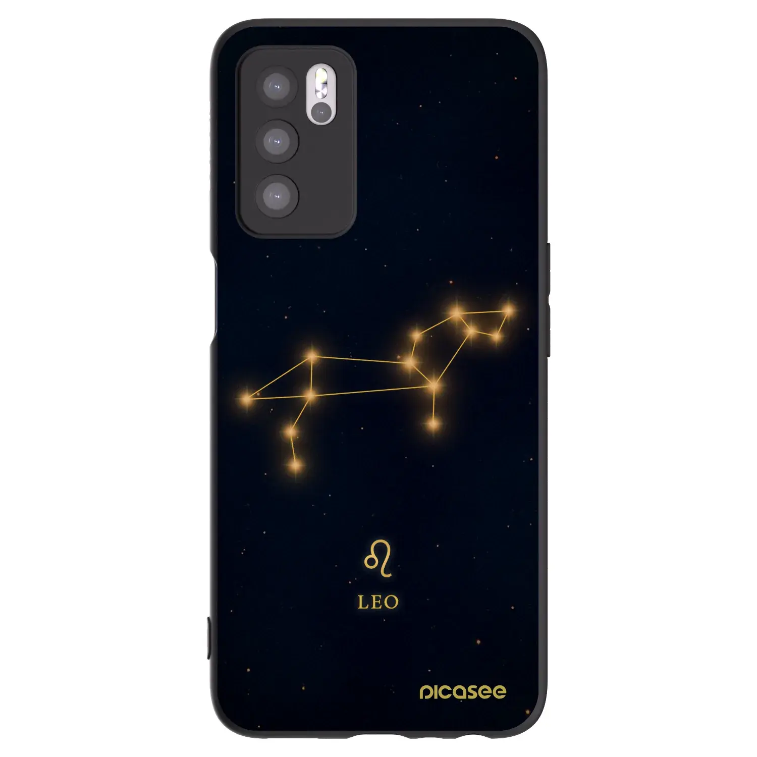Silikonový černý obal pro OPPO A16 - LEO