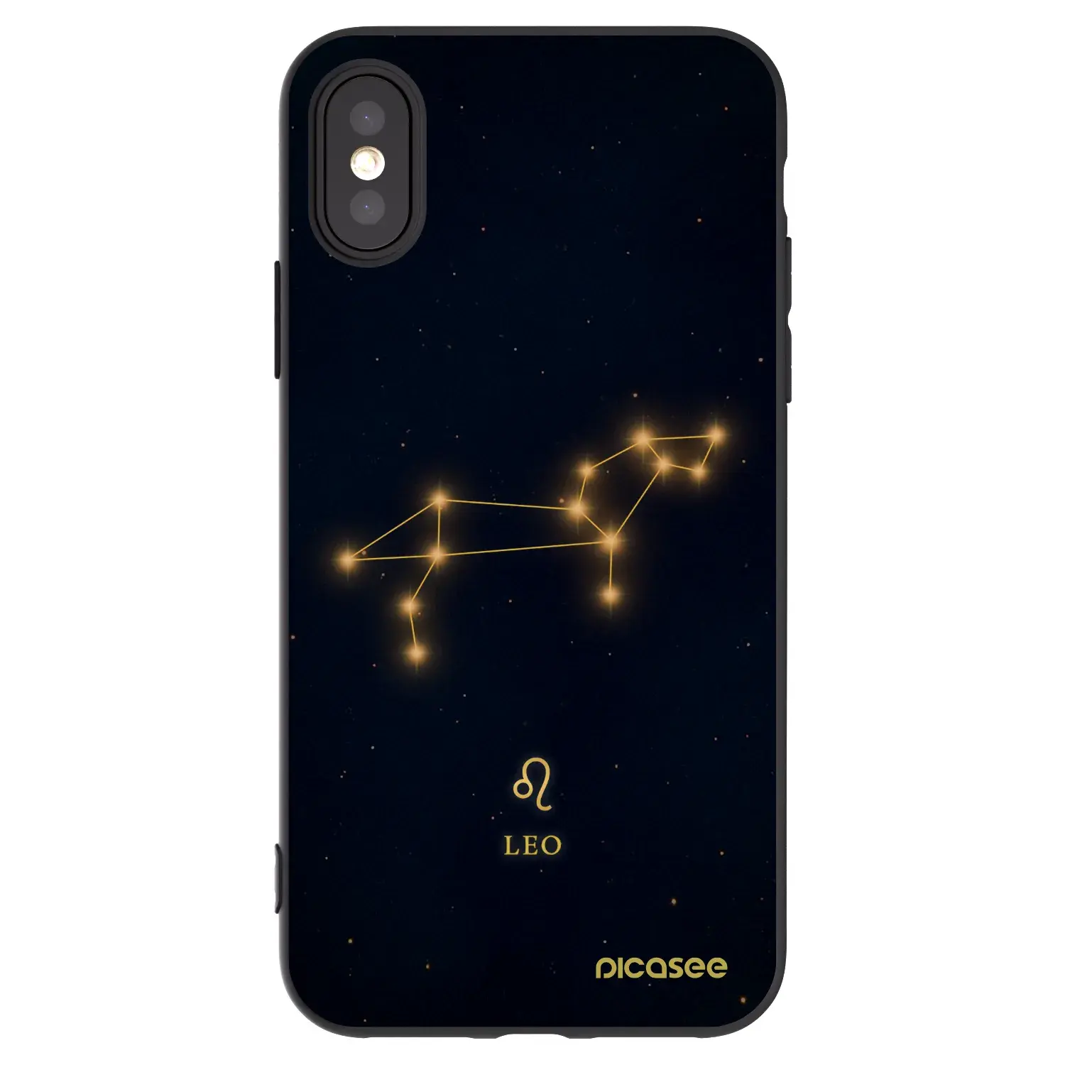 Silikonový černý obal pro Apple iPhone X/XS - LEO