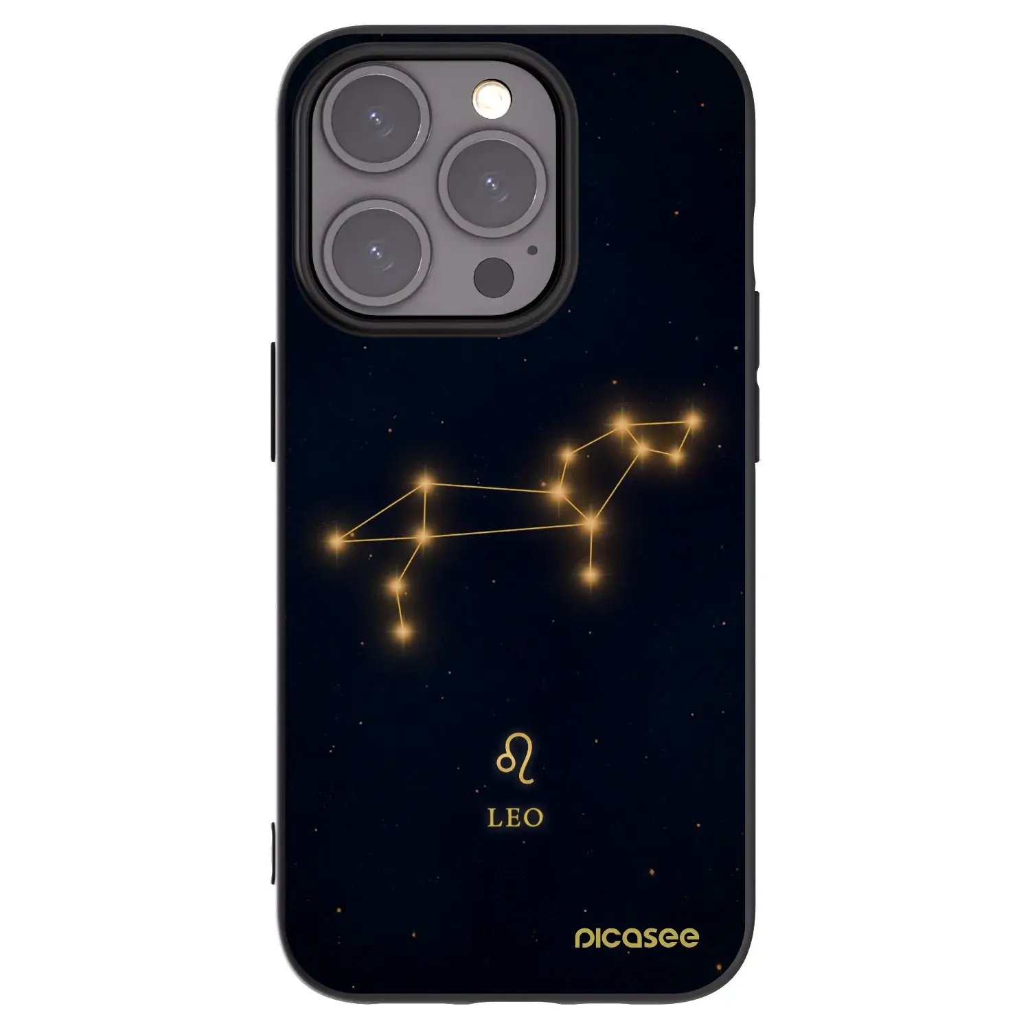 Silikonový černý obal pro Apple iPhone 15 Pro - LEO