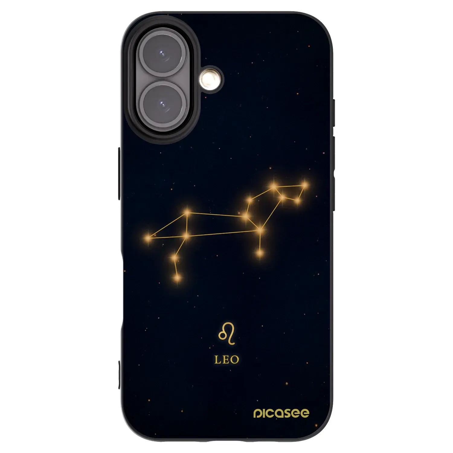 Silikonový černý obal pro Apple iPhone 16 - LEO