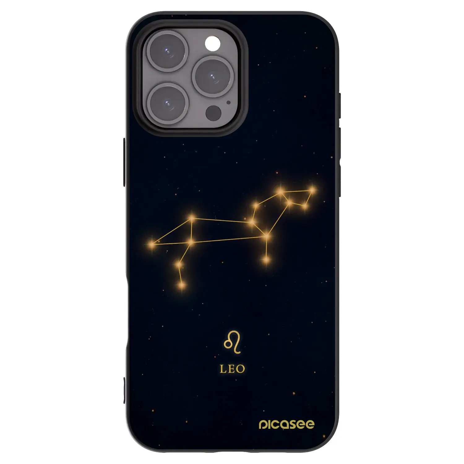 Silikonový černý obal pro Apple iPhone 16 Pro Max - LEO