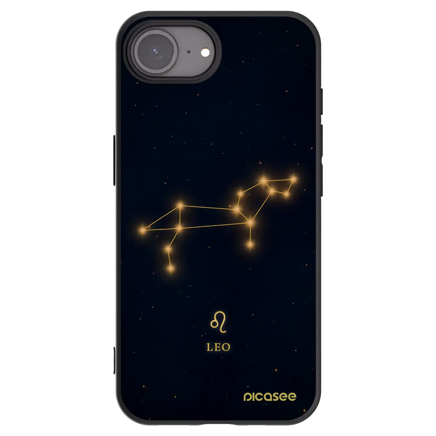Silikonový černý obal pro Apple iPhone 16e - LEO