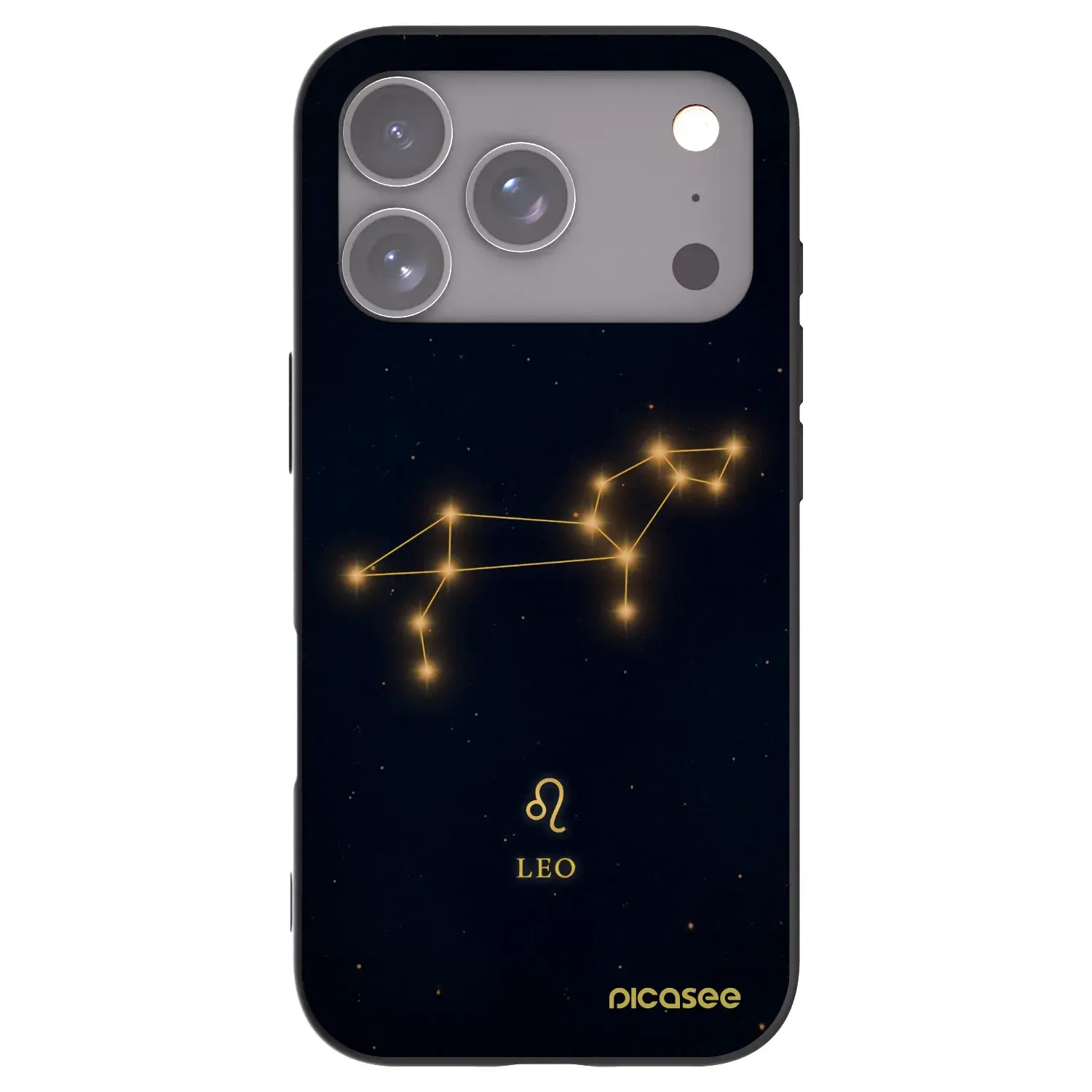 Silikonový černý obal pro Apple iPhone 17 Pro - LEO