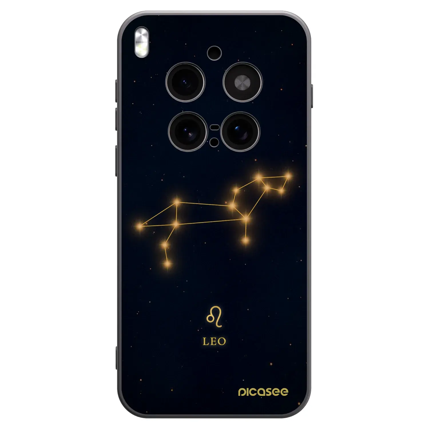 Silikonový černý obal pro Vivo X300 Pro - LEO