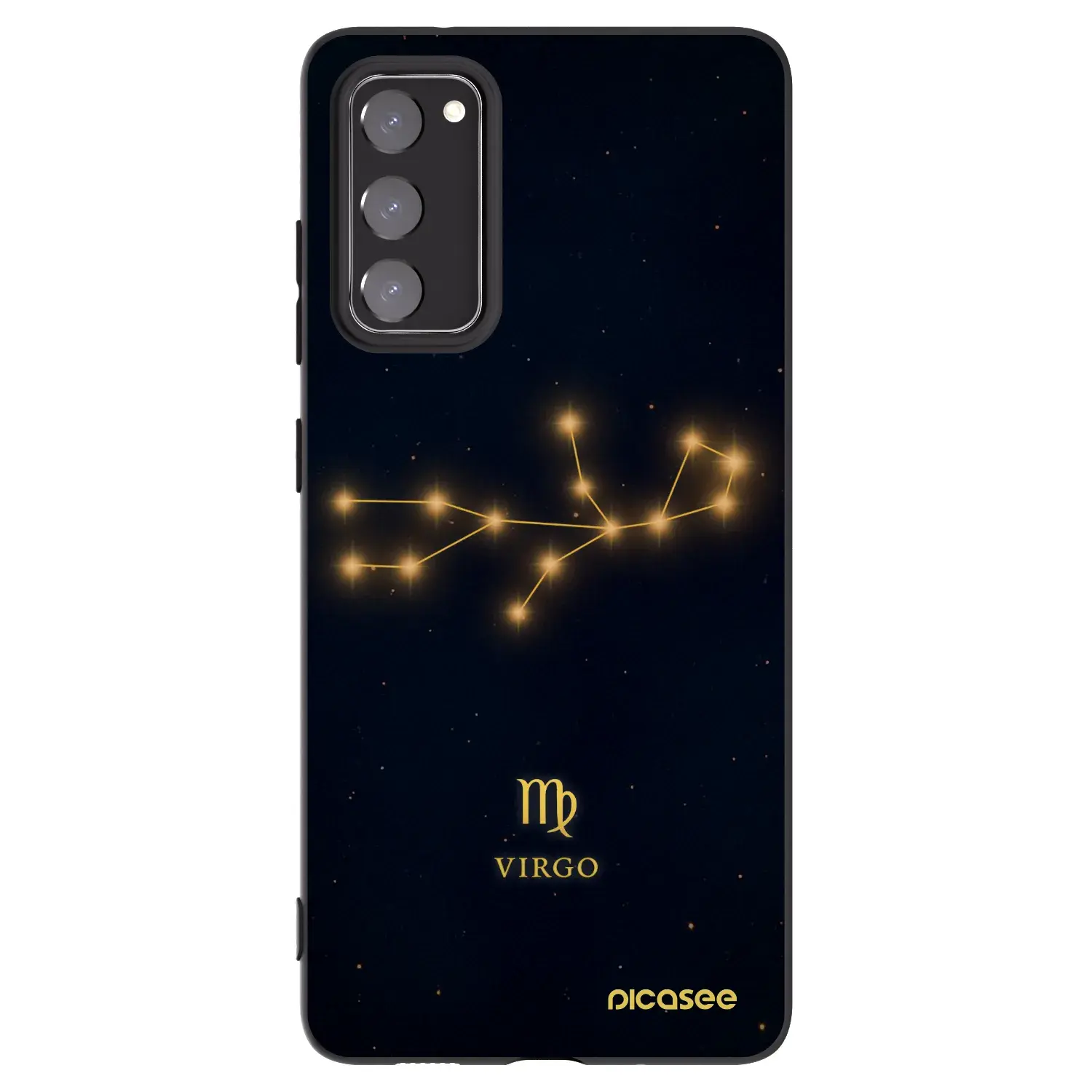 Silikonový černý obal pro Samsung Galaxy S20 FE - VIRGO