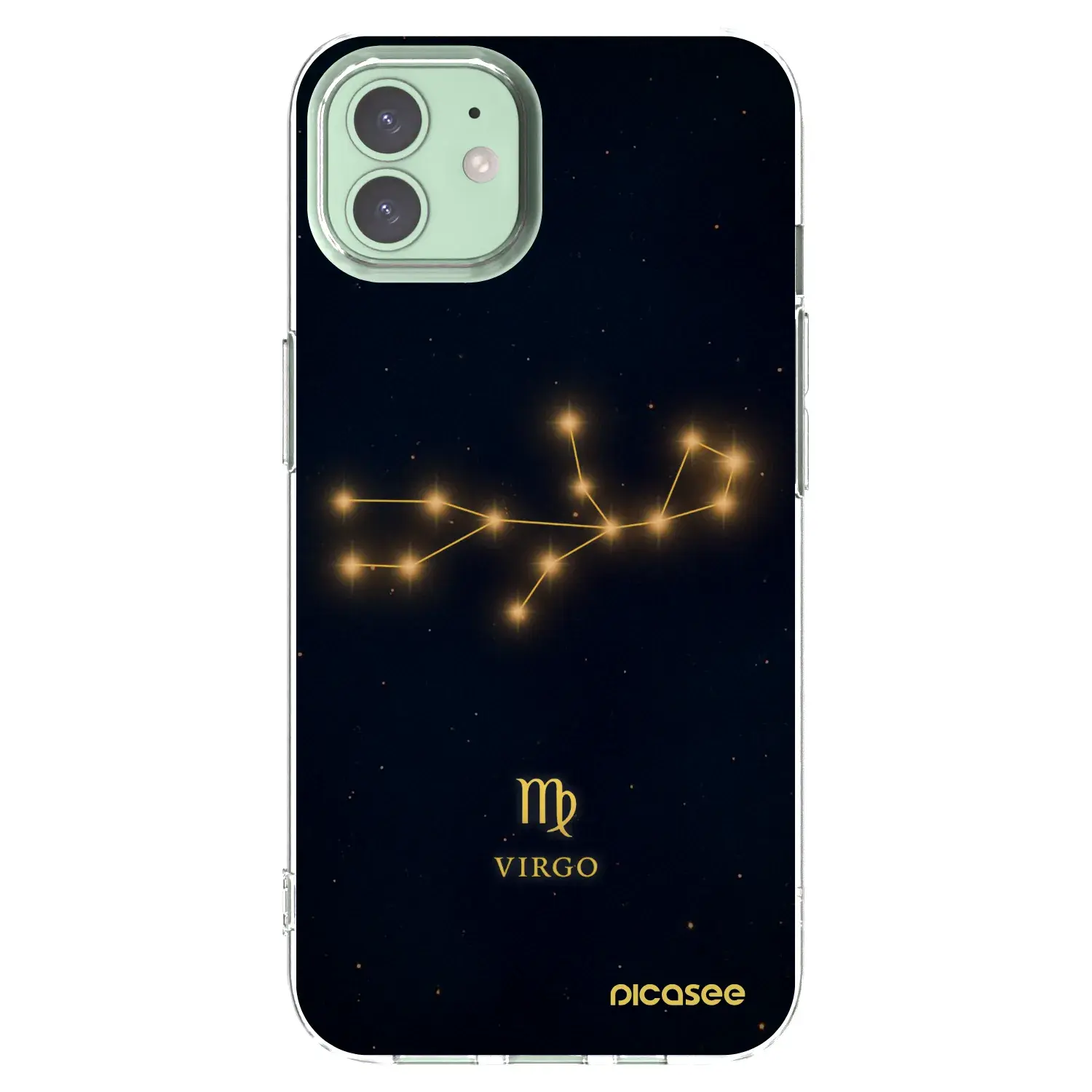 Silikonový průhledný obal pro Apple iPhone 12 - VIRGO