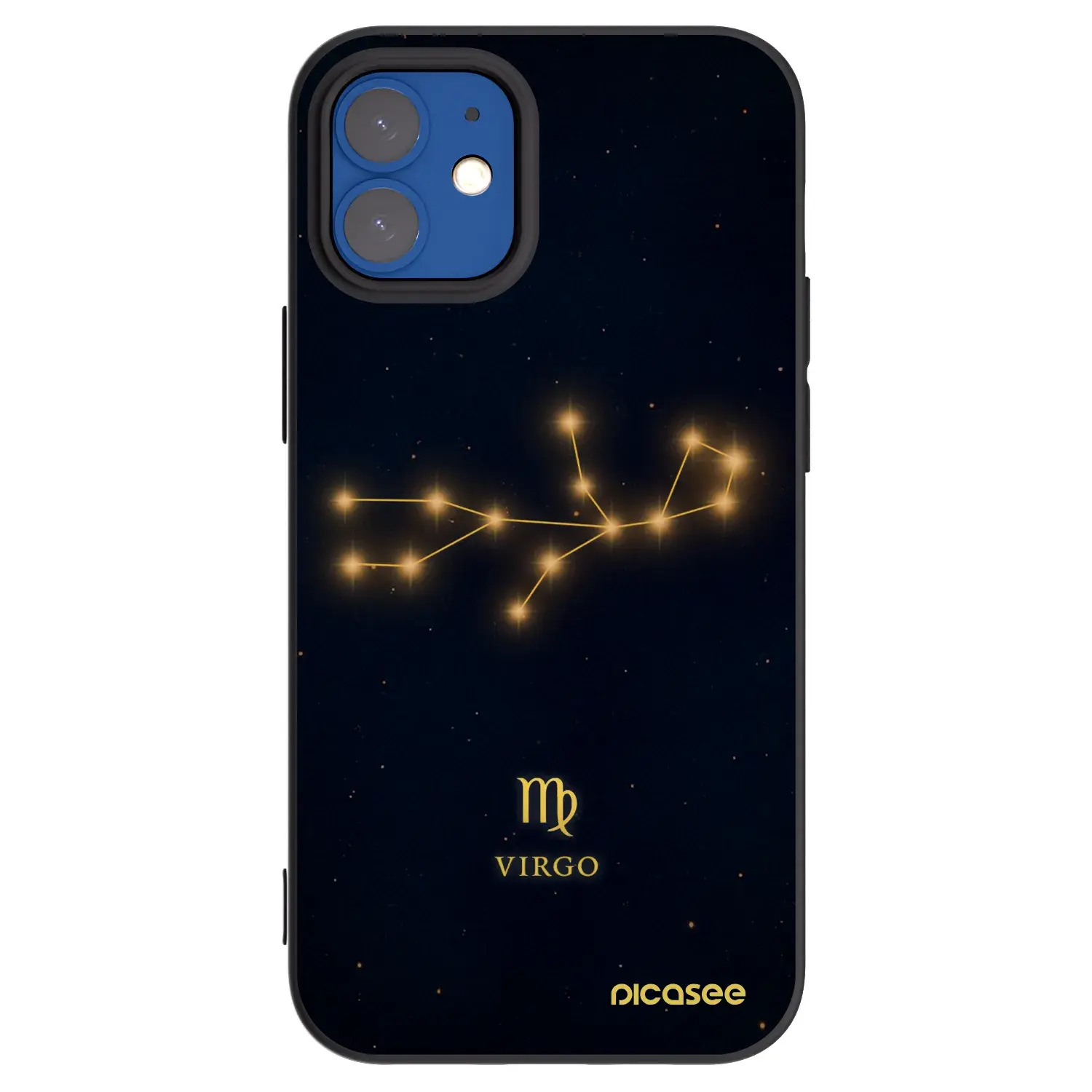 Silikonový černý obal pro Apple iPhone 12 mini - VIRGO