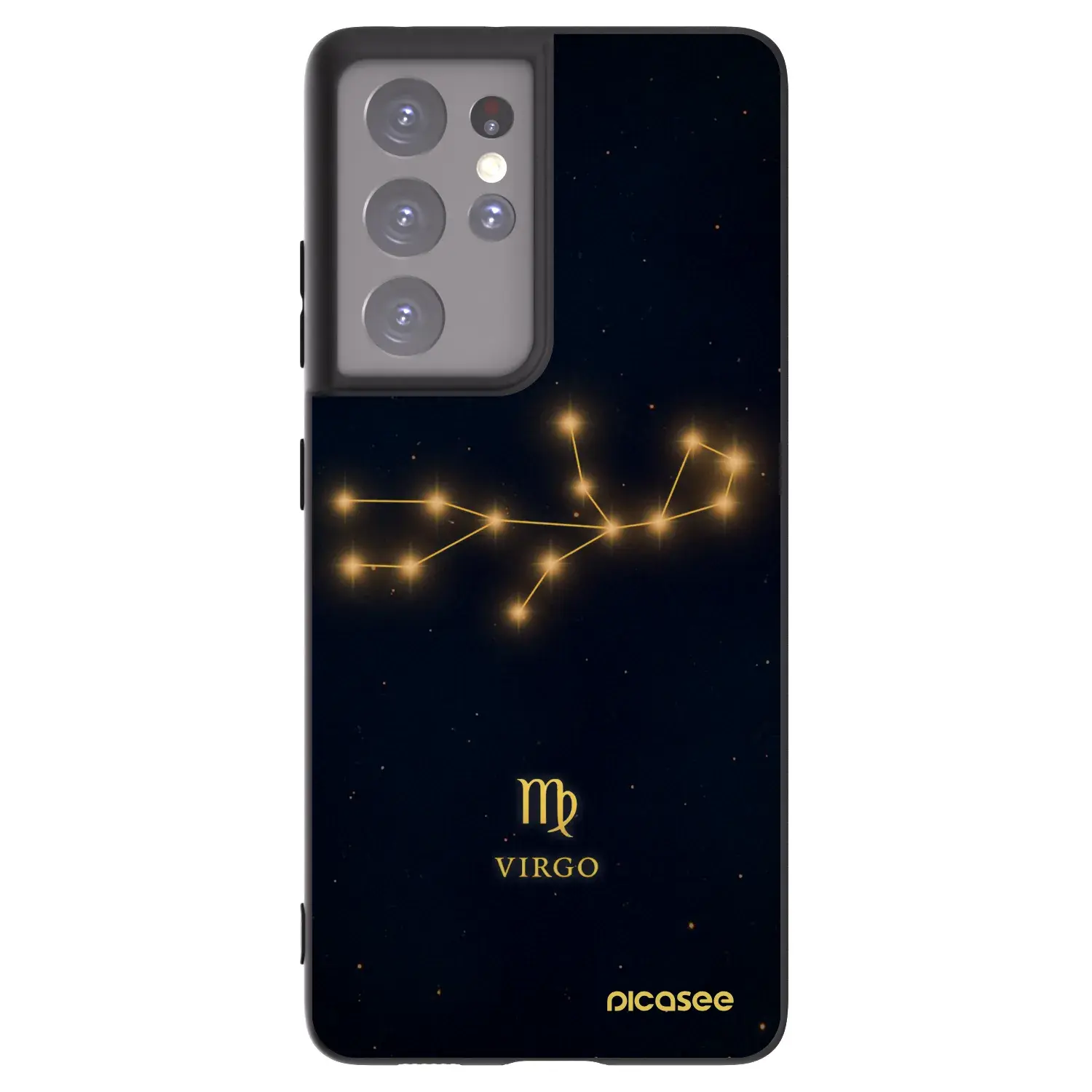 Silikonový černý obal pro Samsung Galaxy S21 Ultra 5G G998B - VIRGO