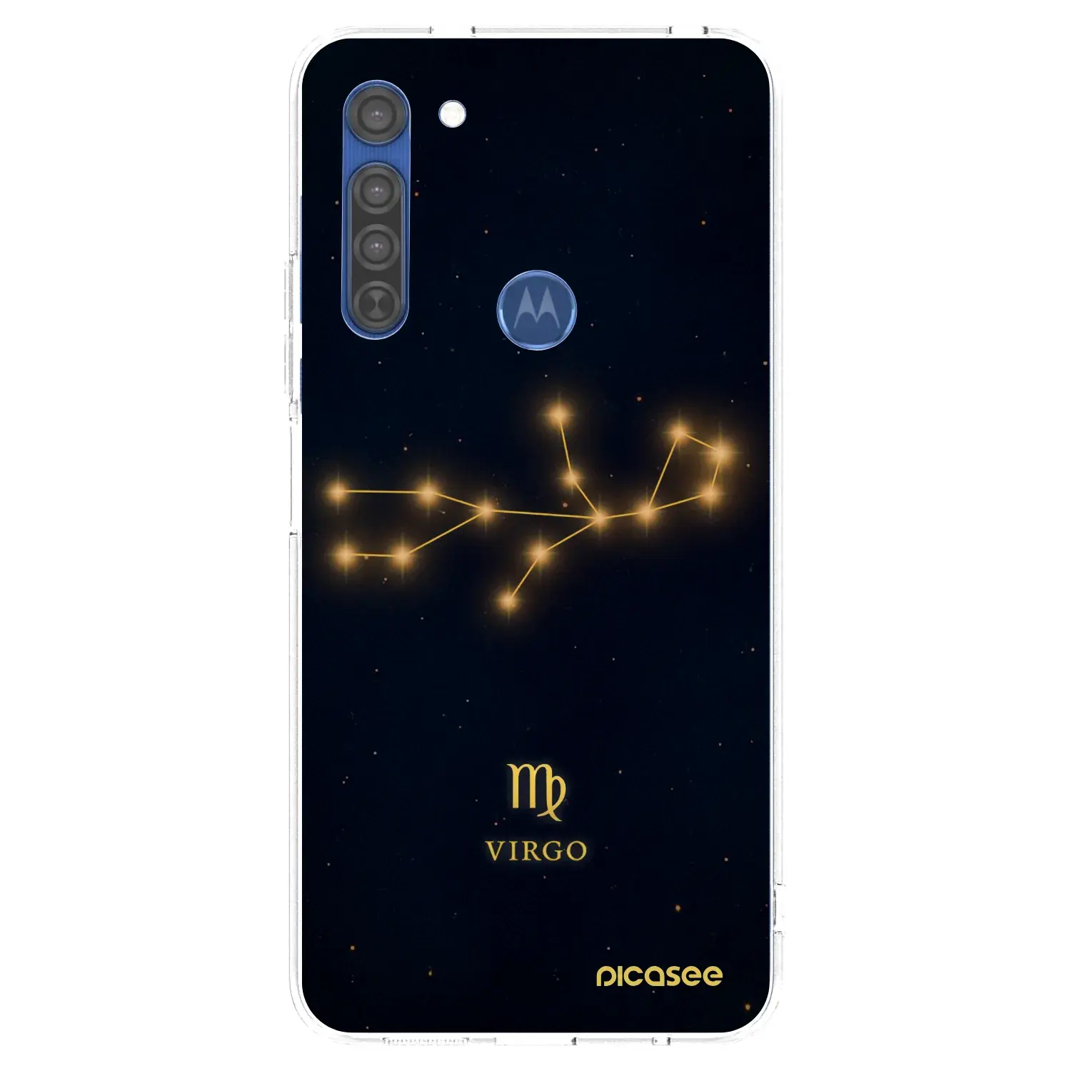 Silikonový průhledný obal pro Motorola Moto G8 - VIRGO