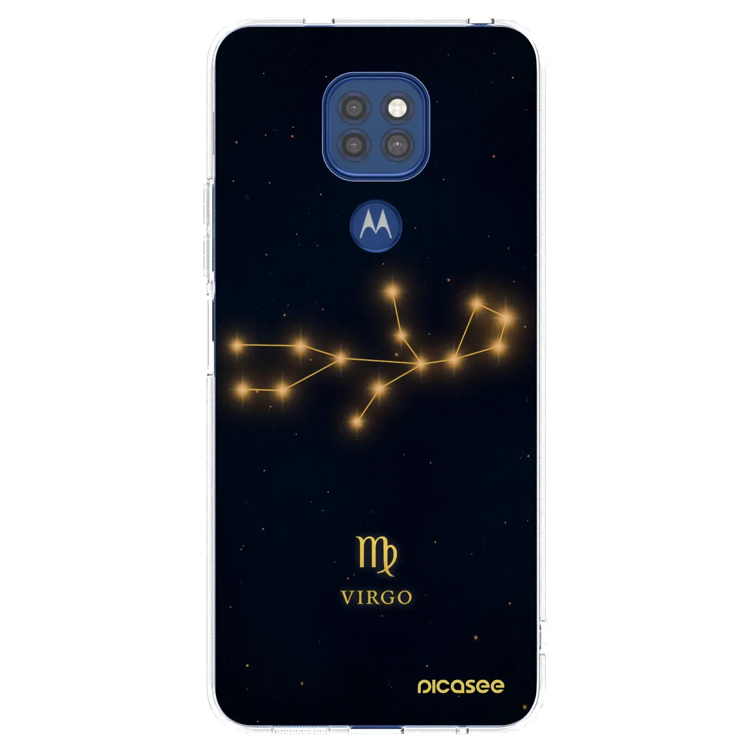 Silikonový průhledný obal pro Motorola Moto G9 Play - VIRGO