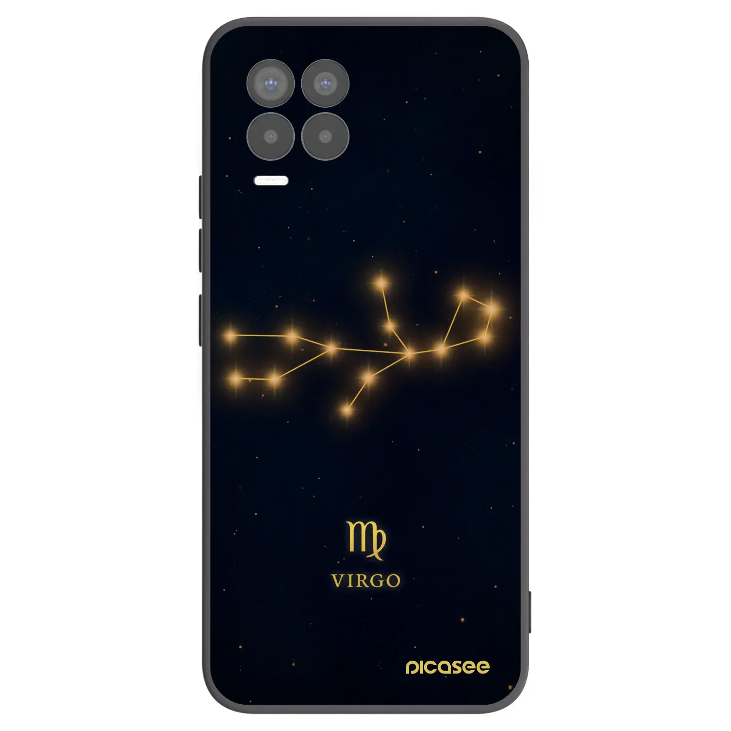 Silikonový černý obal pro Realme 8 Pro - VIRGO