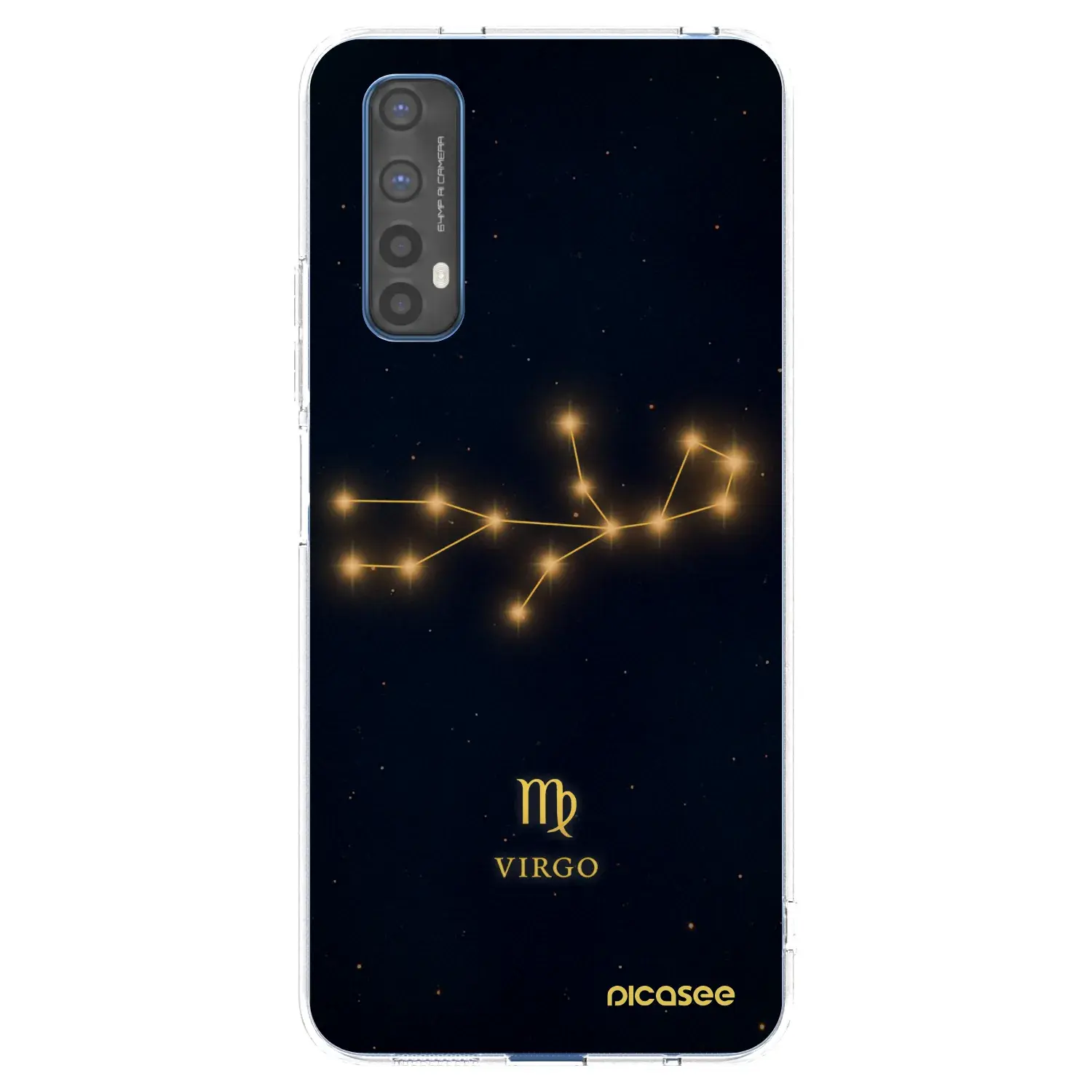 Silikonový průhledný obal pro Realme 7 - VIRGO