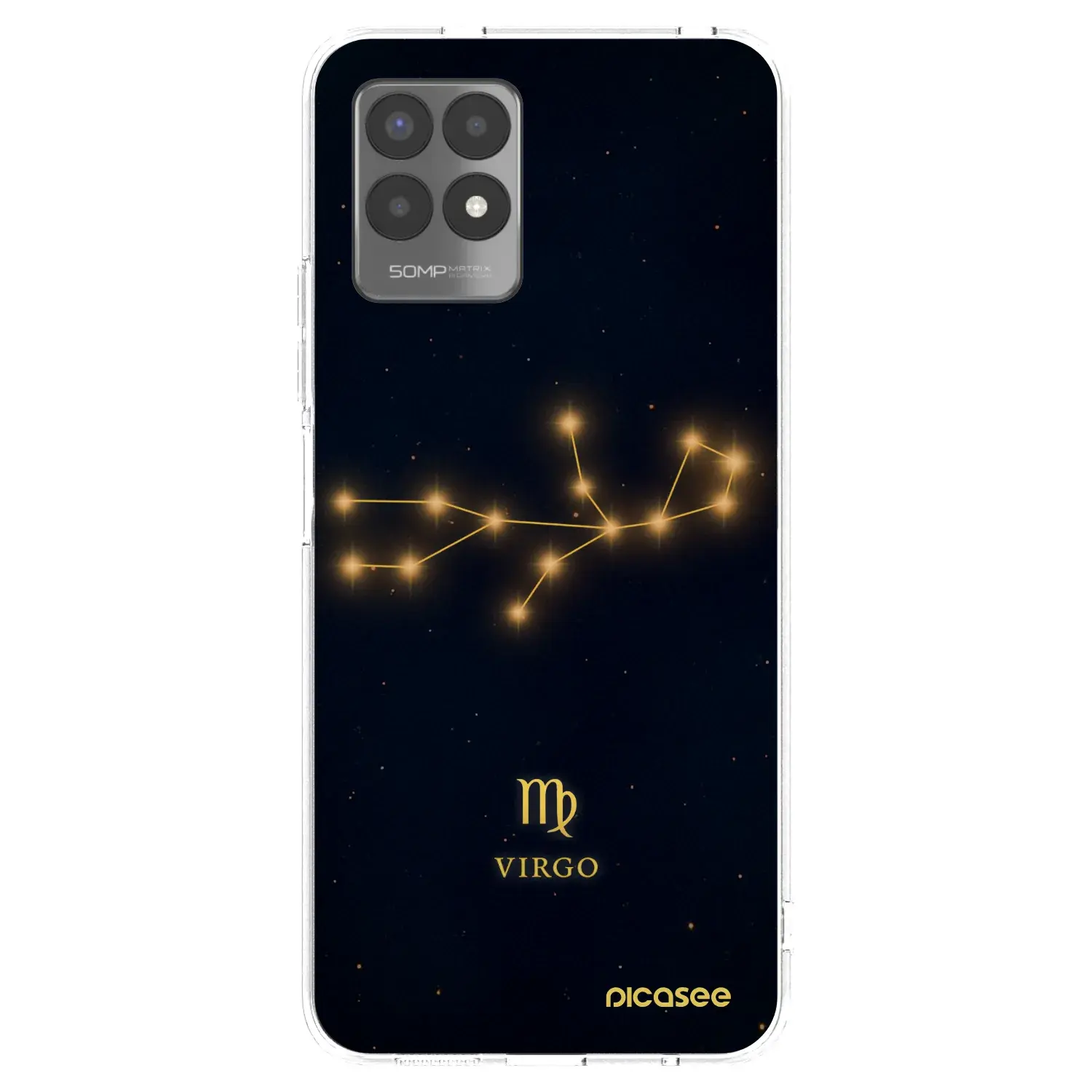 Silikonový průhledný obal pro Realme 8i - VIRGO