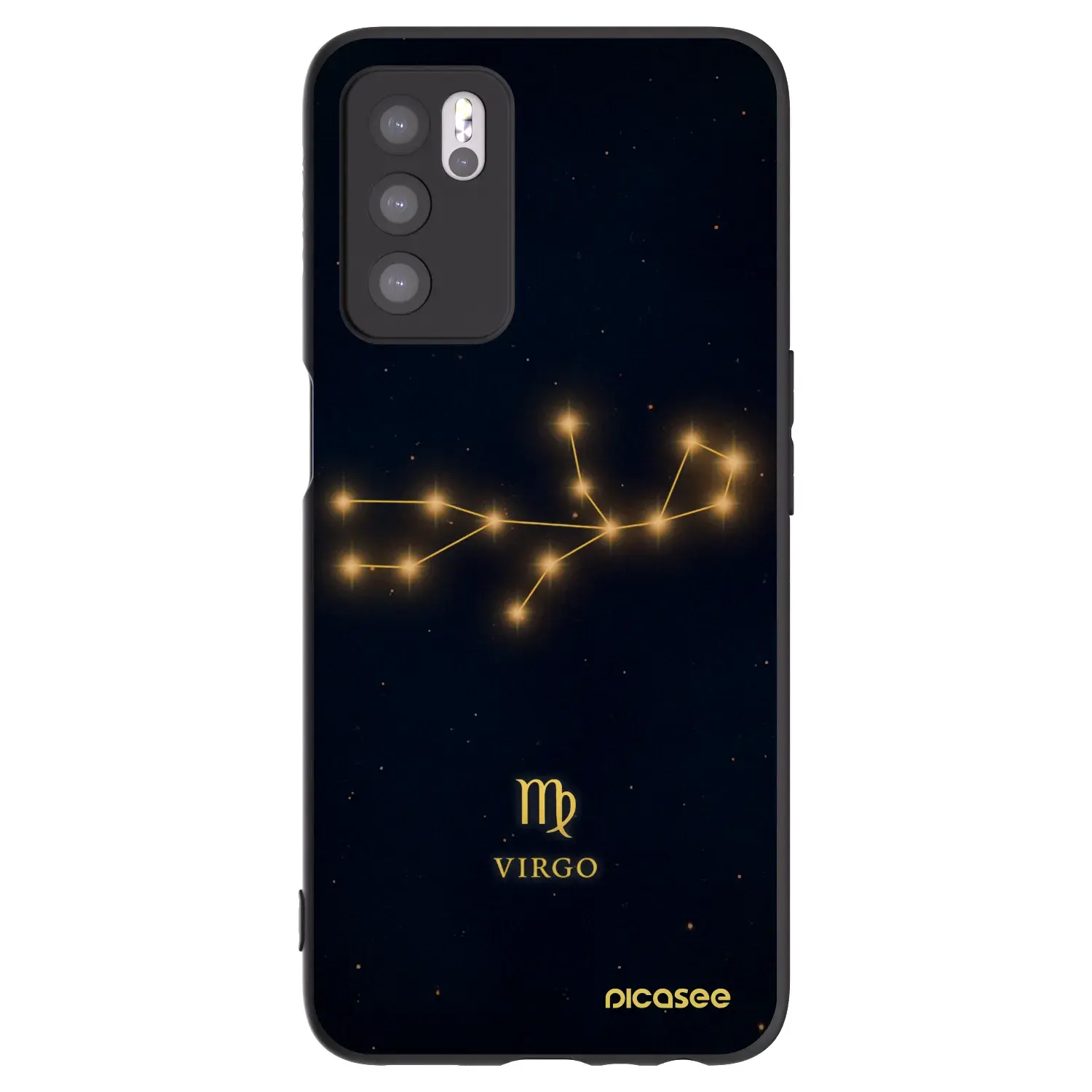Silikonový černý obal pro OPPO A16s - VIRGO