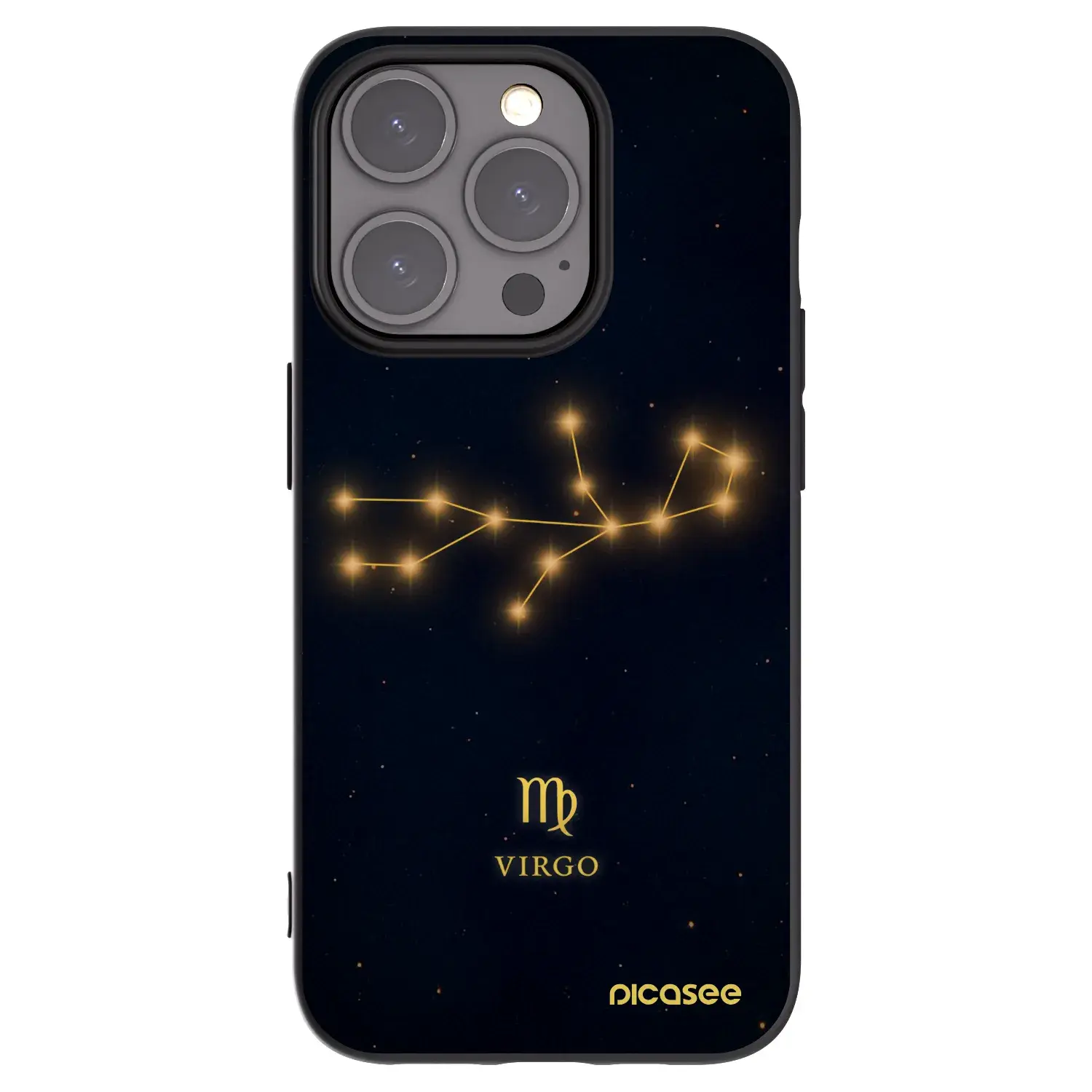 Silikonový černý obal pro Apple iPhone 15 Pro - VIRGO
