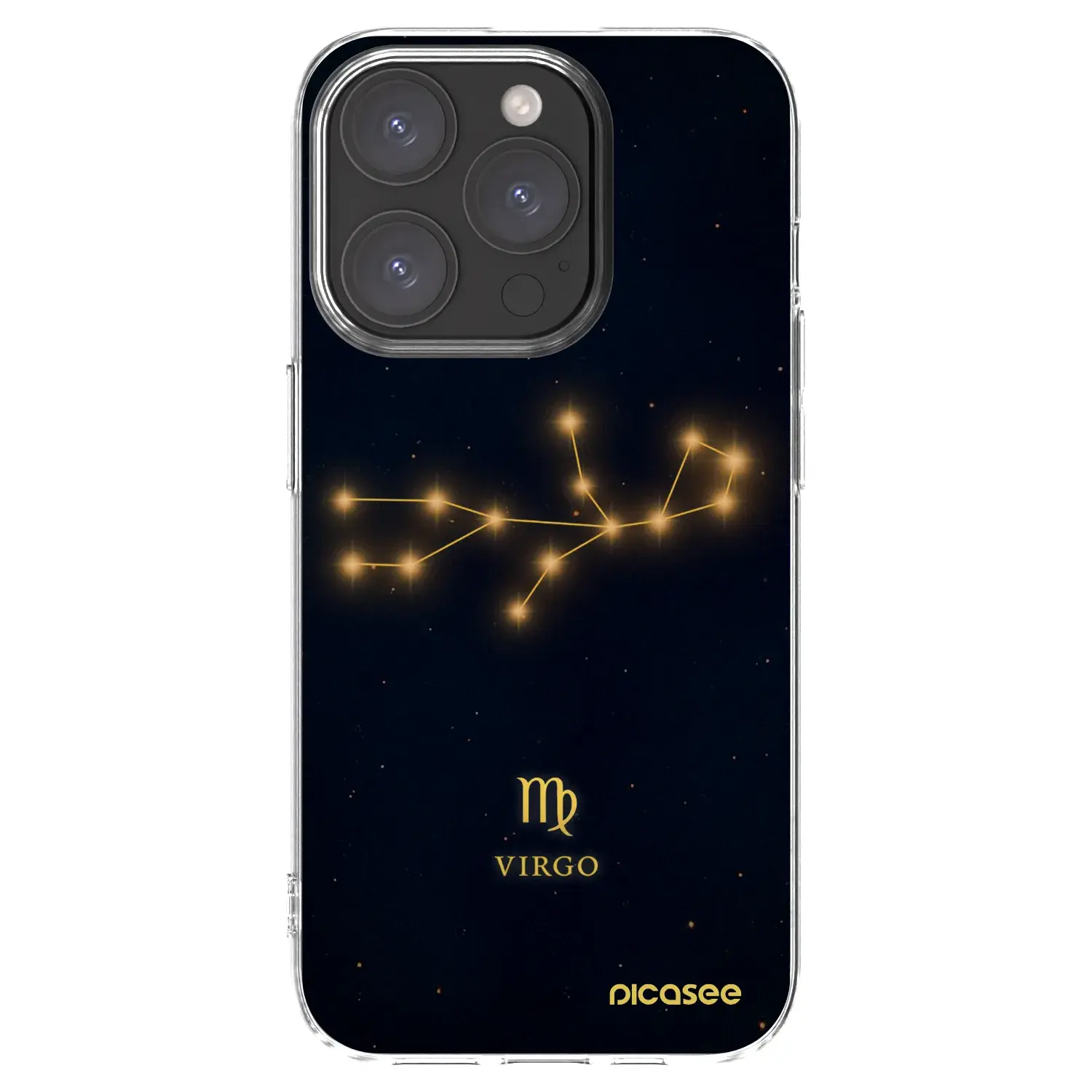 Silikonový průhledný obal pro Apple iPhone 15 Pro - VIRGO