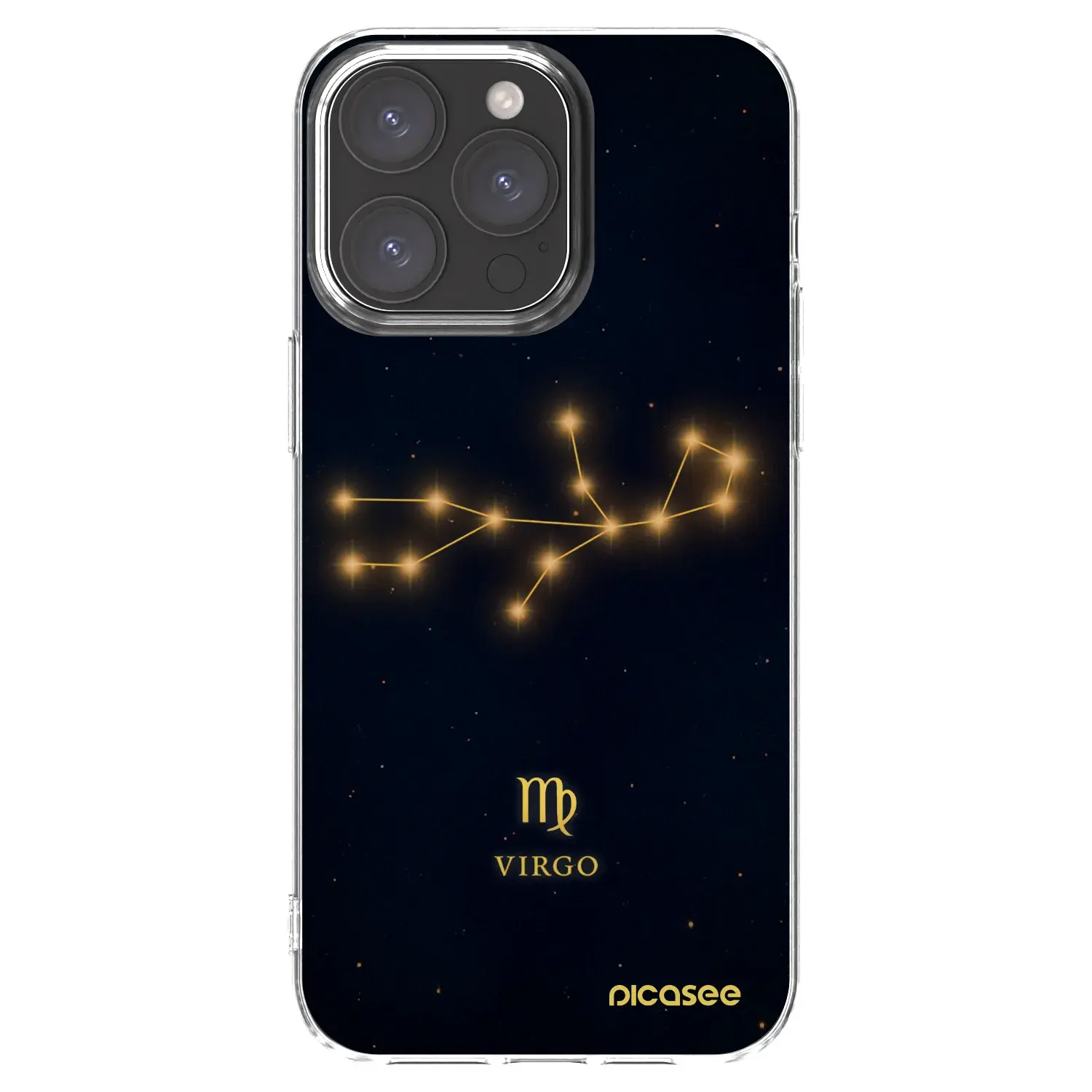 Silikonový průhledný obal pro Apple iPhone 15 Pro Max - VIRGO