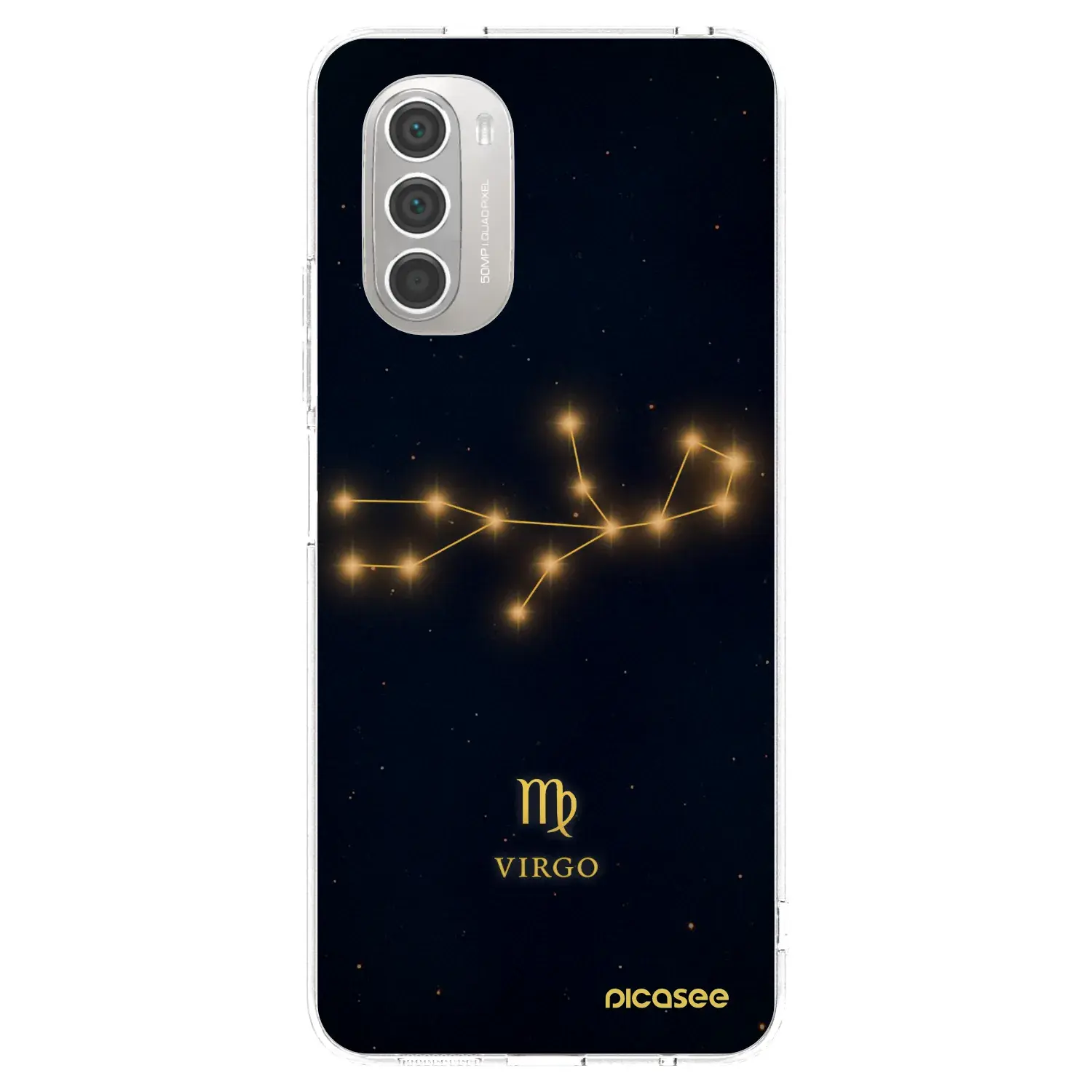 Silikonový průhledný obal pro Motorola Moto G51 - VIRGO