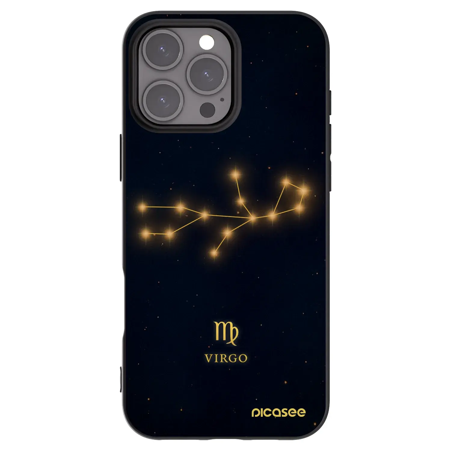 Silikonový černý obal pro Apple iPhone 16 Pro Max - VIRGO