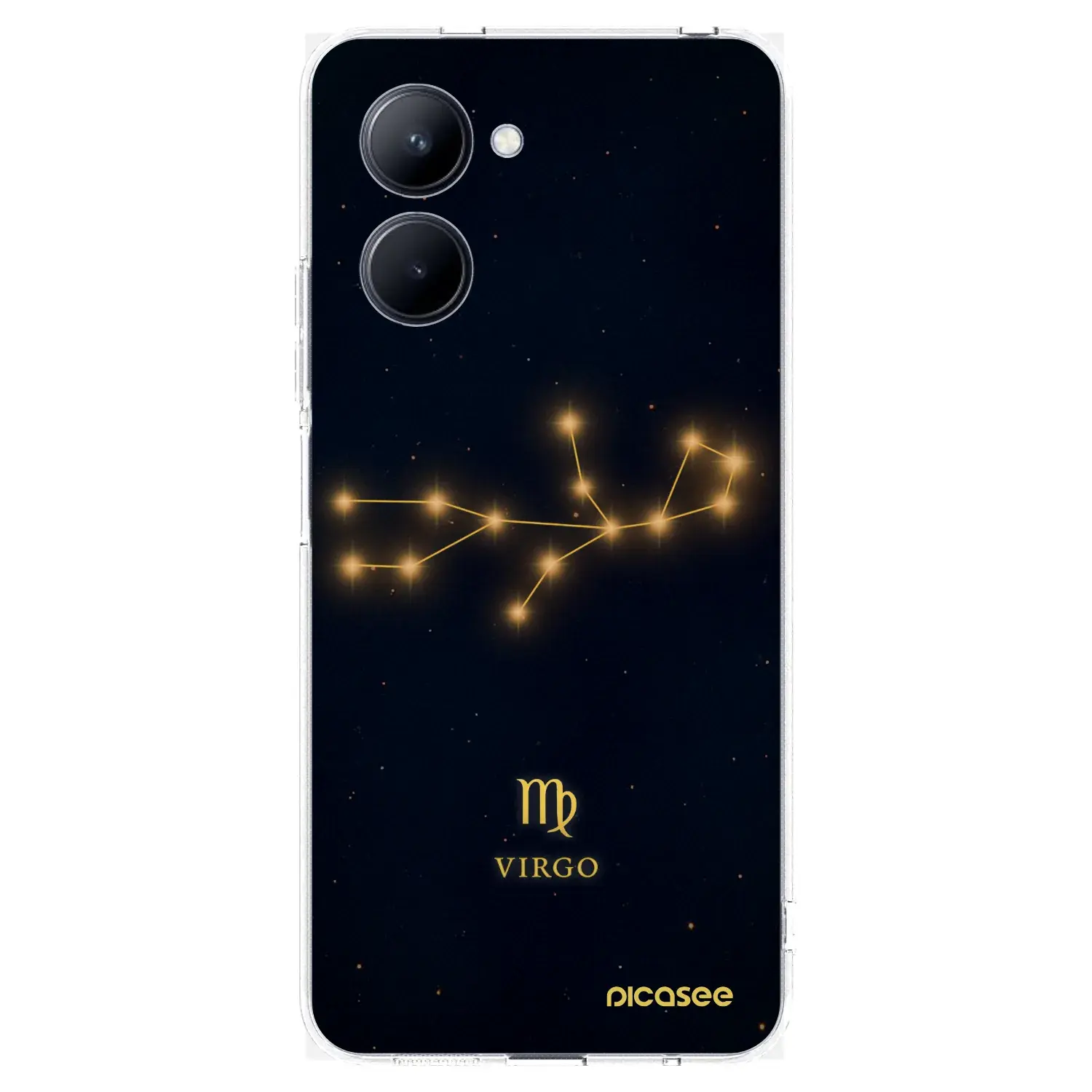 Silikonový průhledný obal pro Realme C33 (2023) - VIRGO