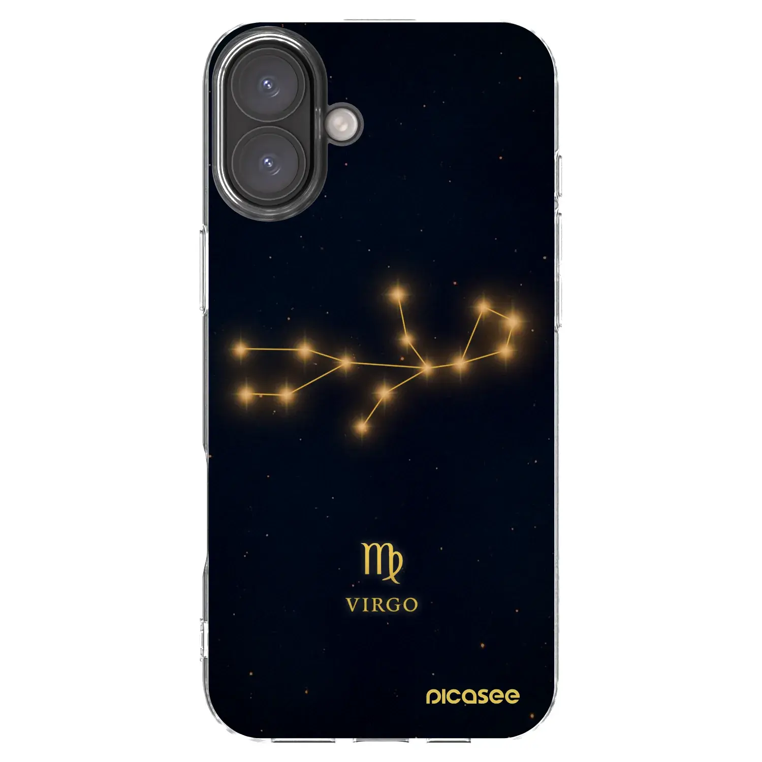 Silikonový průhledný obal pro Apple iPhone 16 Plus - VIRGO