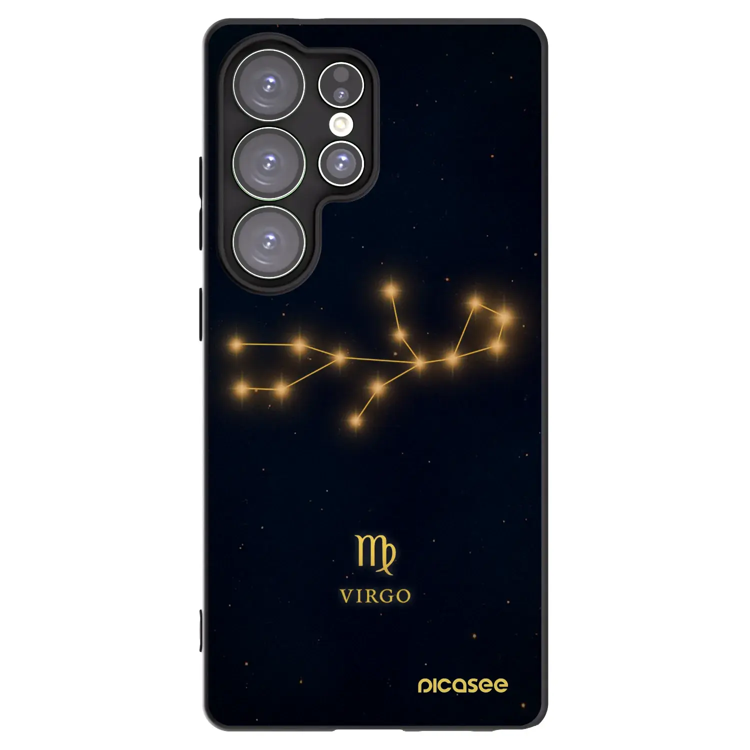 Silikonový černý obal pro Samsung Galaxy S25 Ultra 5G - VIRGO