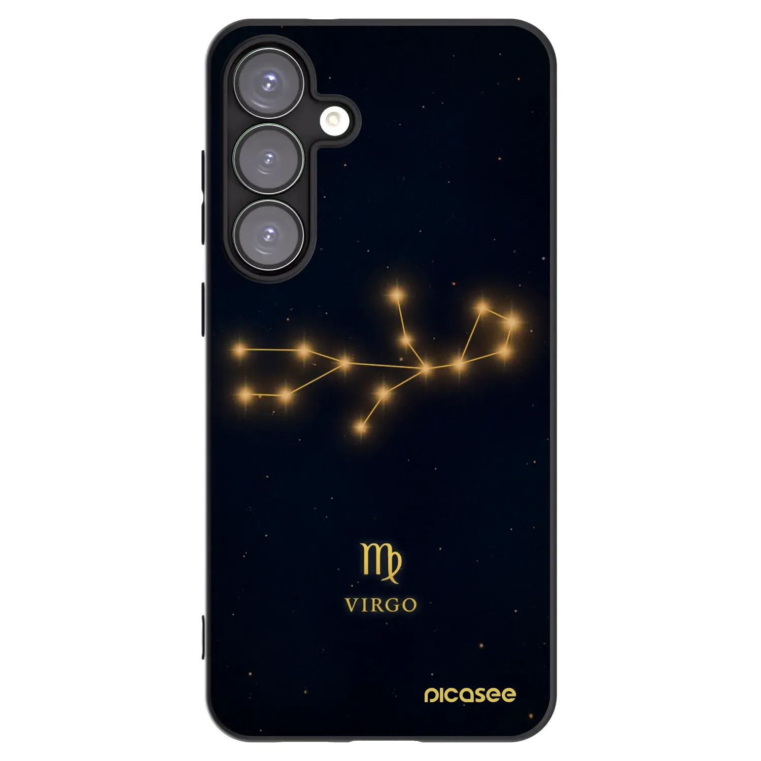 Silikonový černý obal pro Samsung Galaxy S25+ 5G - VIRGO