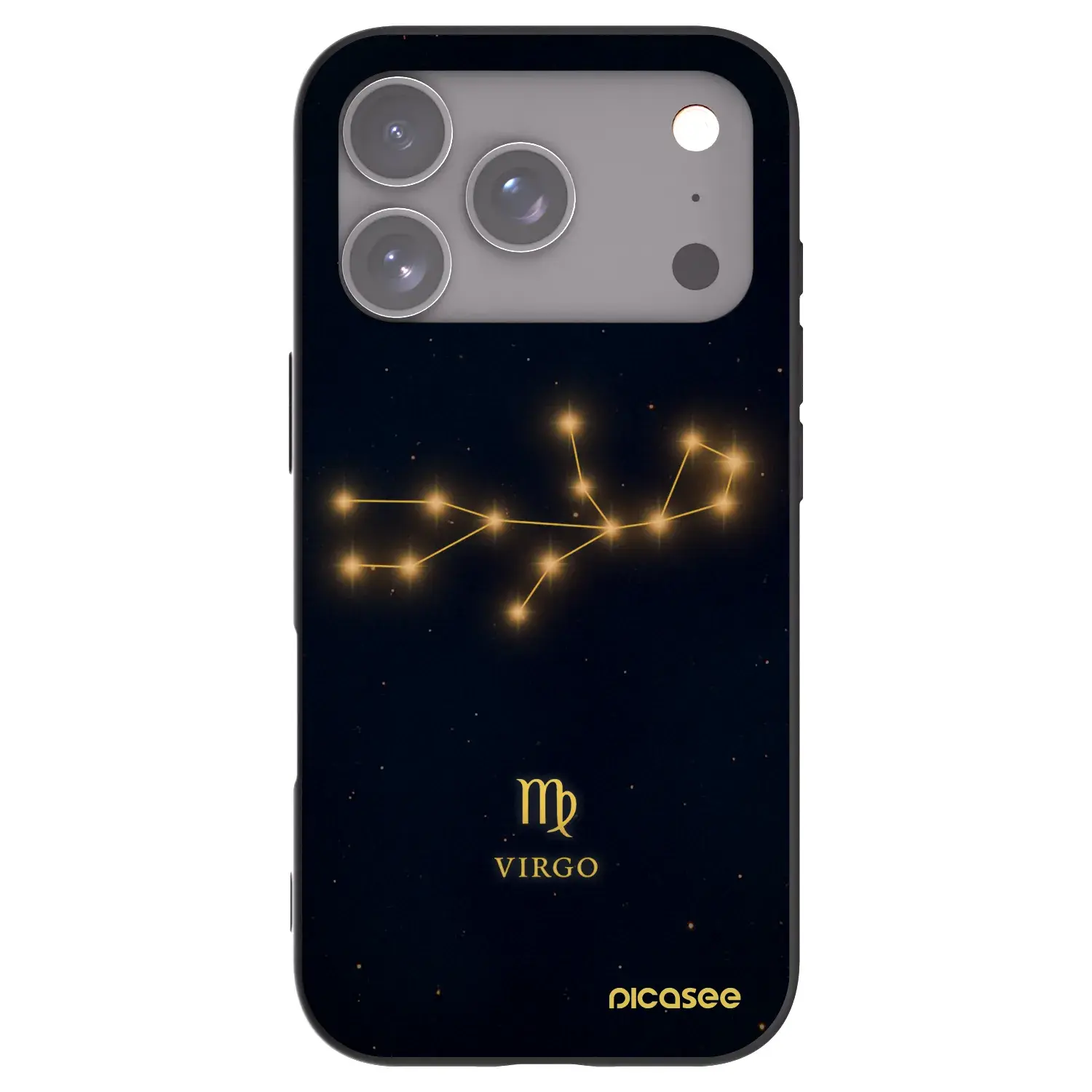 Silikonový černý obal pro Apple iPhone 17 Pro - VIRGO