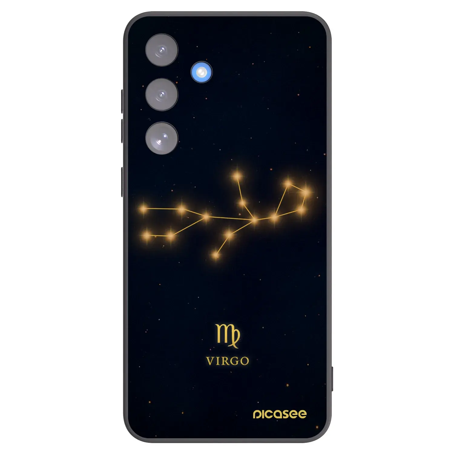 Silikonový černý obal pro Samsung Galaxy S25 FE 5G - VIRGO