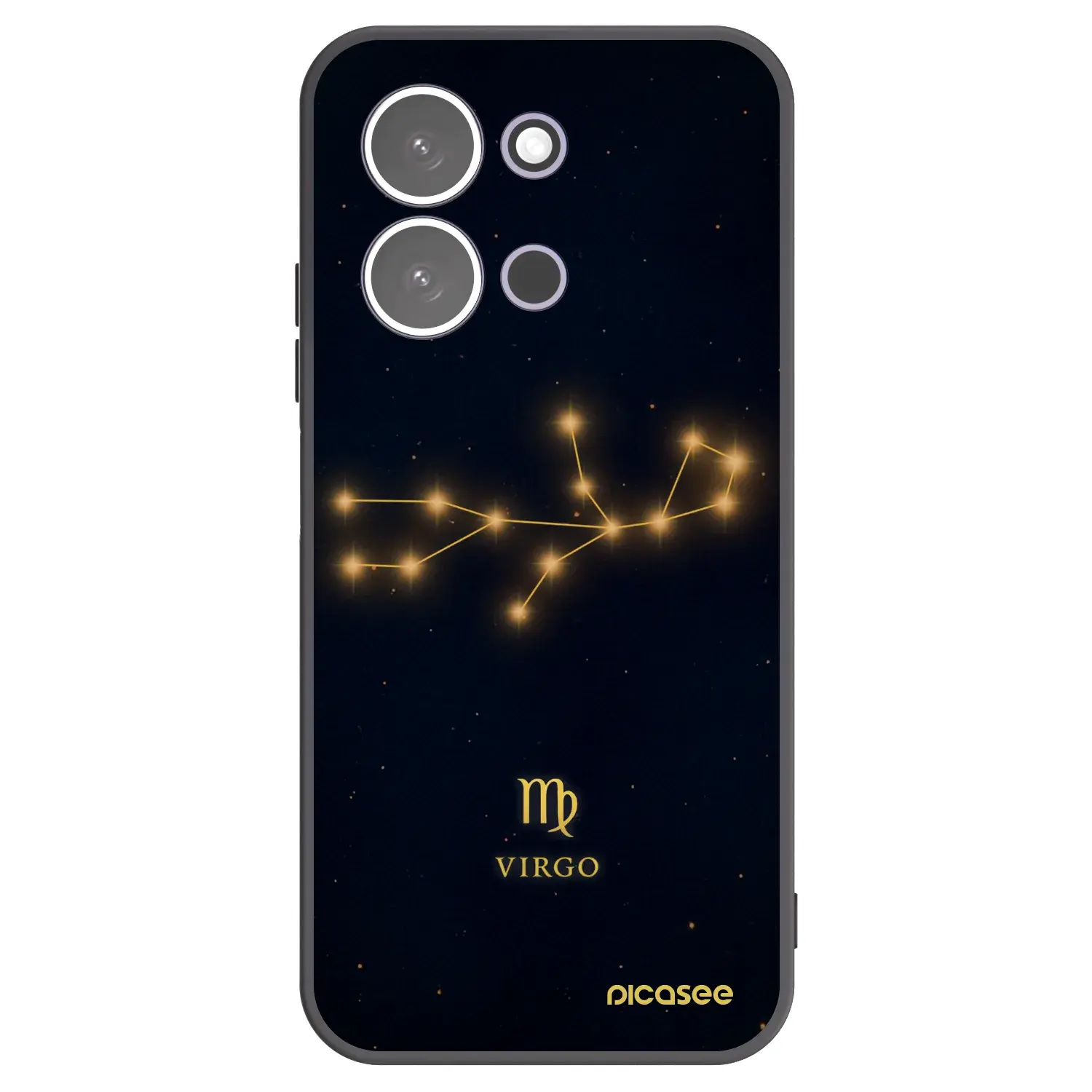 Silikonový černý obal pro Xiaomi Redmi 15C 5G - VIRGO