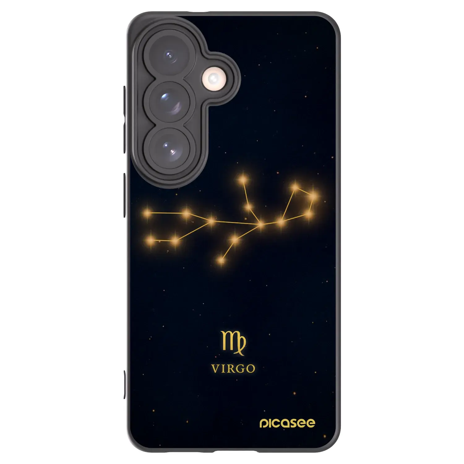 Silikonový černý obal pro Samsung Galaxy S26 - VIRGO