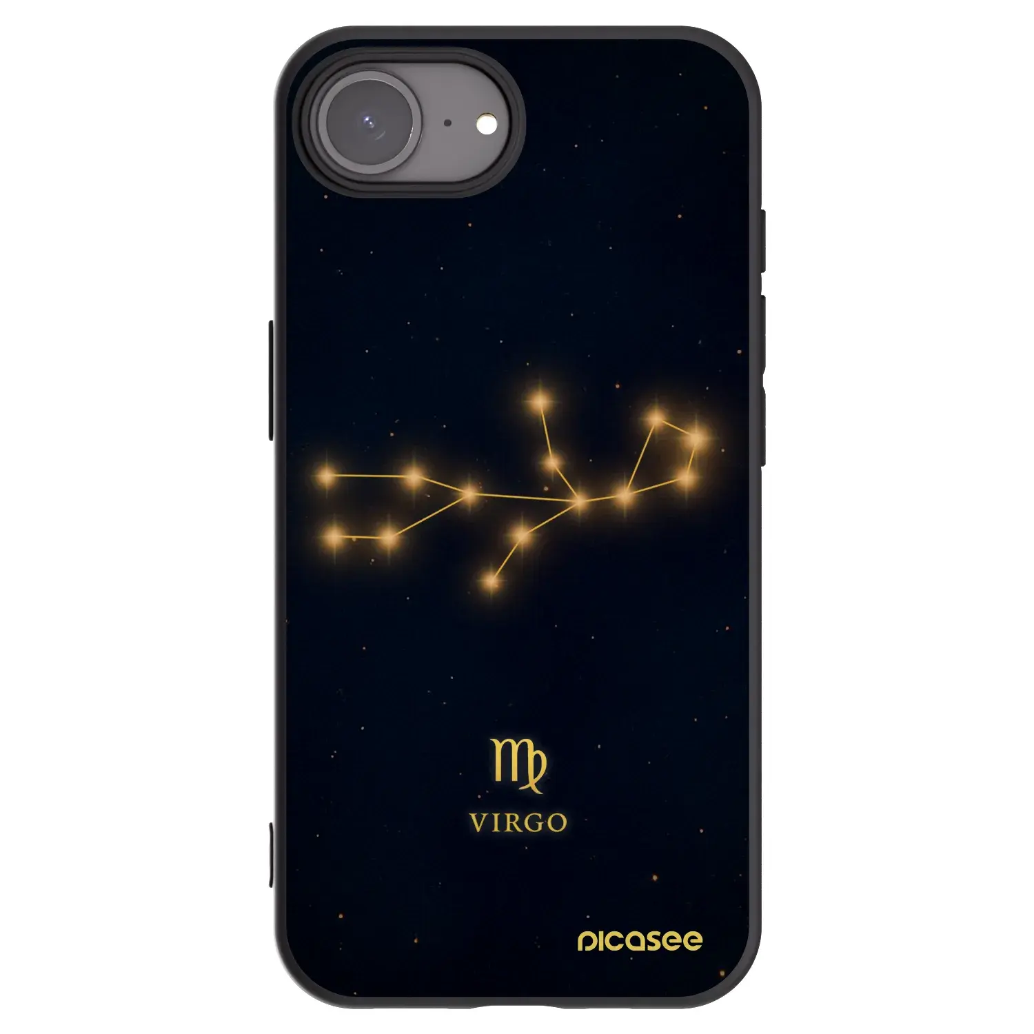Silikonový černý obal pro Apple iPhone 17e - VIRGO