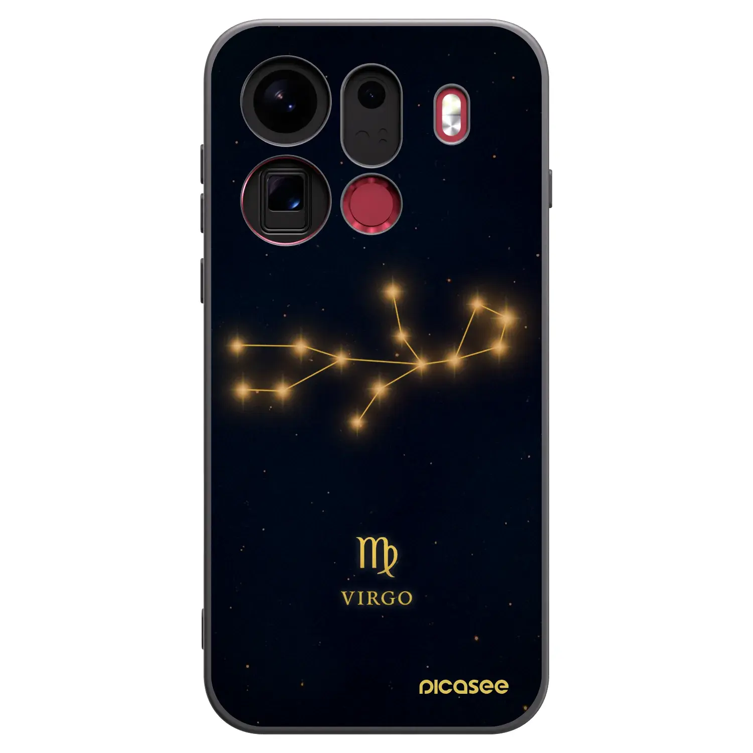 Silikonový černý obal pro OPPO Find X9 Pro - VIRGO