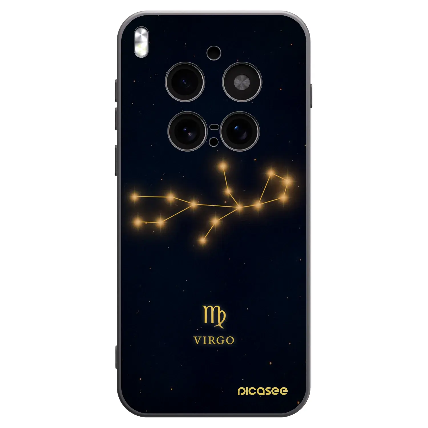 Silikonový černý obal pro Vivo X300 Pro - VIRGO