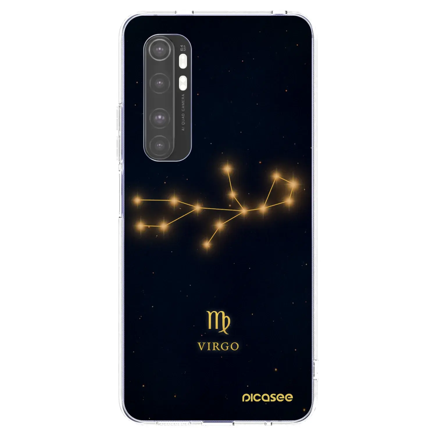Silikonový průhledný obal pro Xiaomi Mi Note 10 Lite - VIRGO