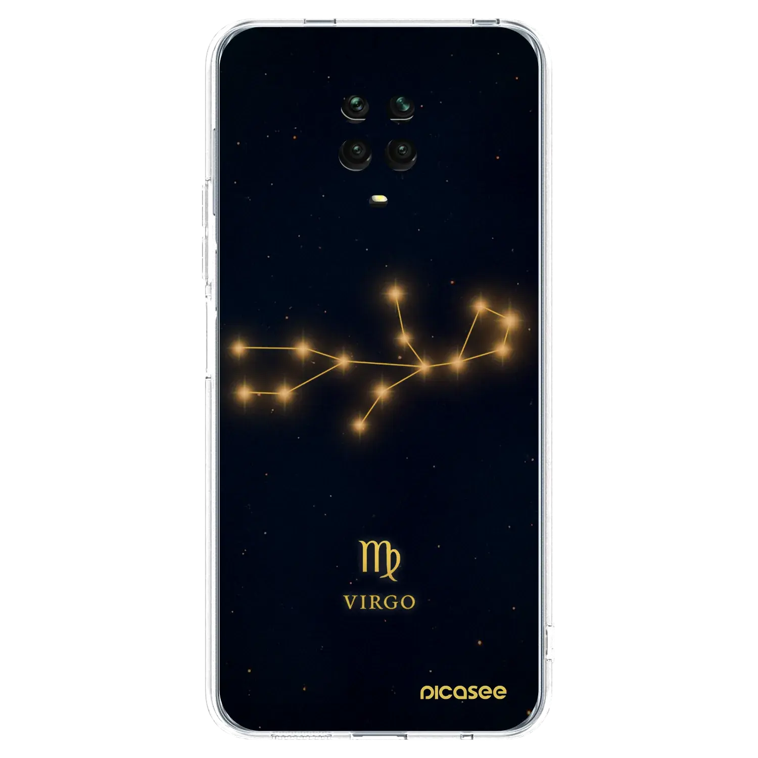 Silikonový průhledný obal pro Xiaomi Redmi Note 9S - VIRGO