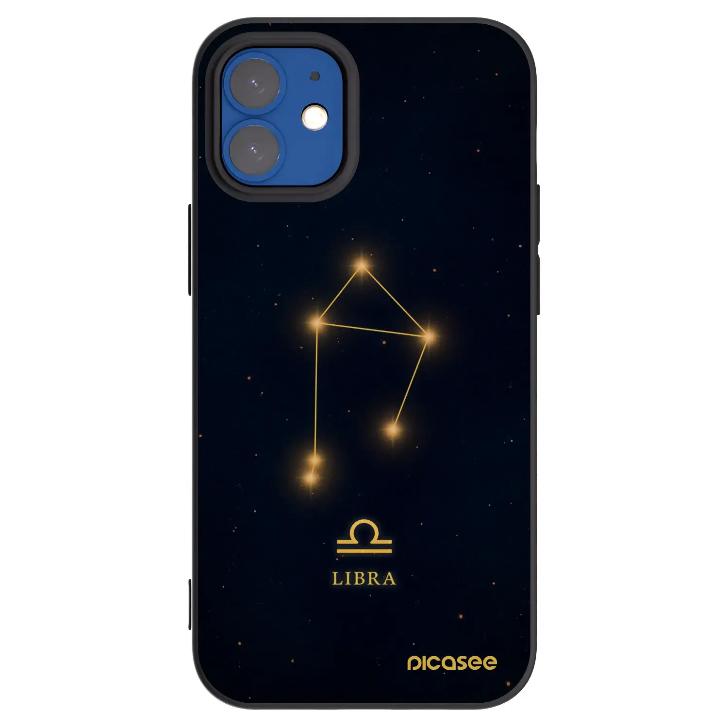 Silikonový černý obal pro Apple iPhone 12 mini - LIBRA
