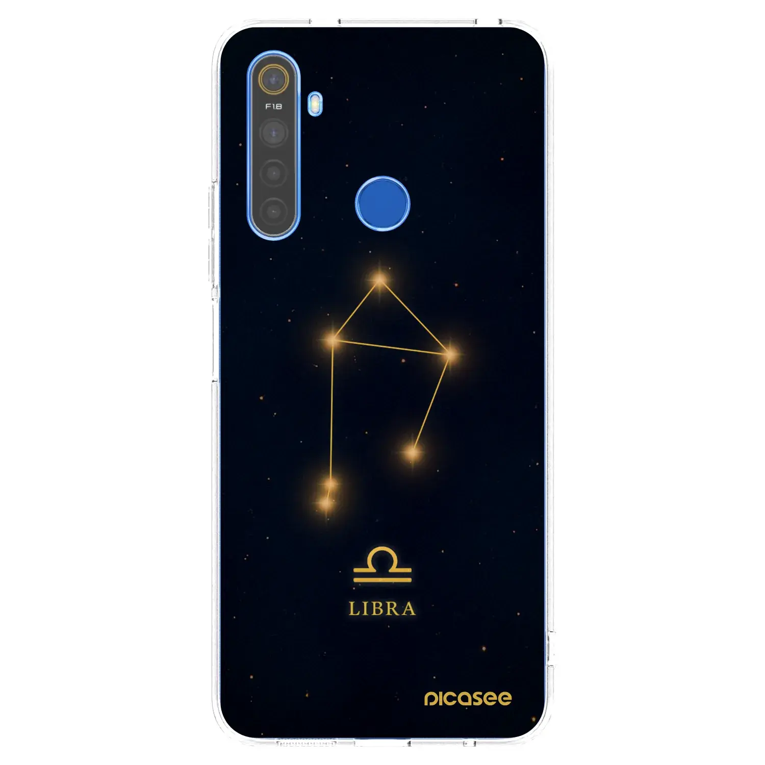 Silikonový průhledný obal pro Realme 5 - LIBRA