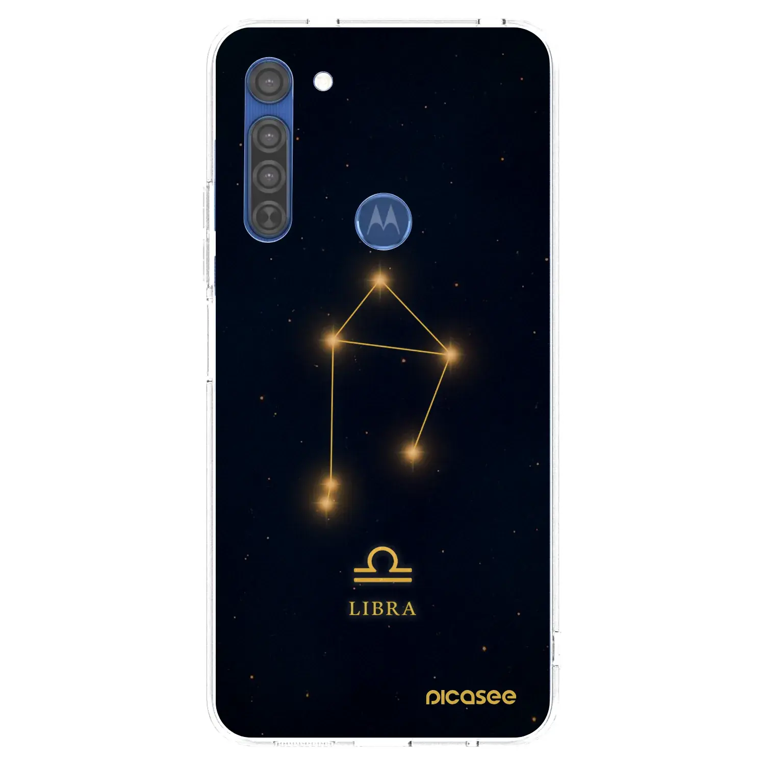 Silikonový průhledný obal pro Motorola Moto G8 - LIBRA