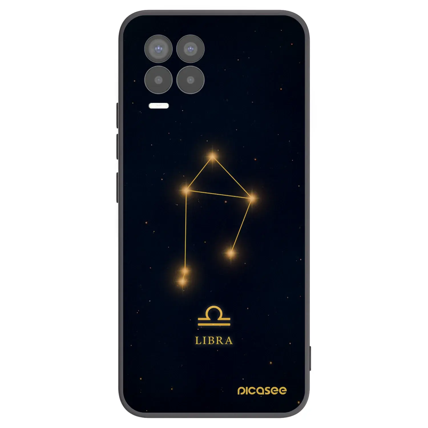 Silikonový černý obal pro Realme 8 Pro - LIBRA