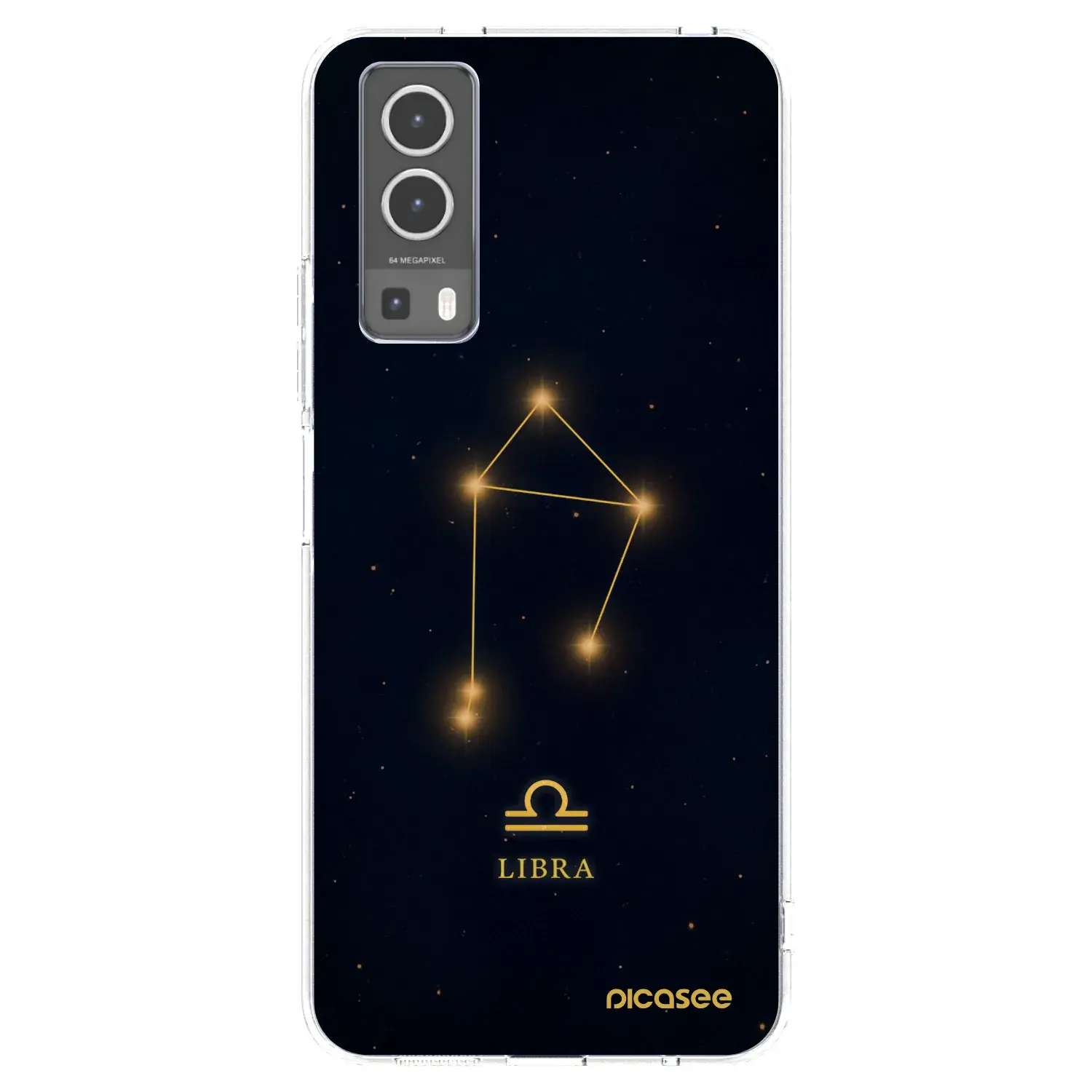 Silikonový průhledný obal pro Vivo Y72 5G - LIBRA